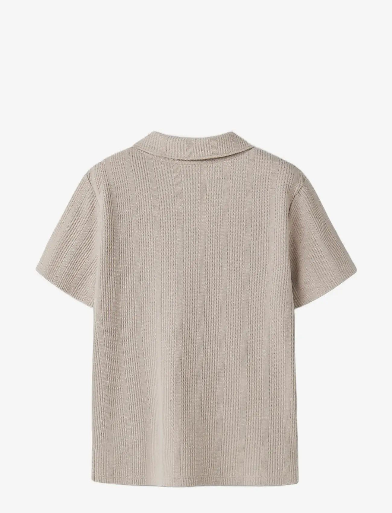 name it - NKMHAKSI SS NREG POLO - kortærmede poloer - chateau gray - 1