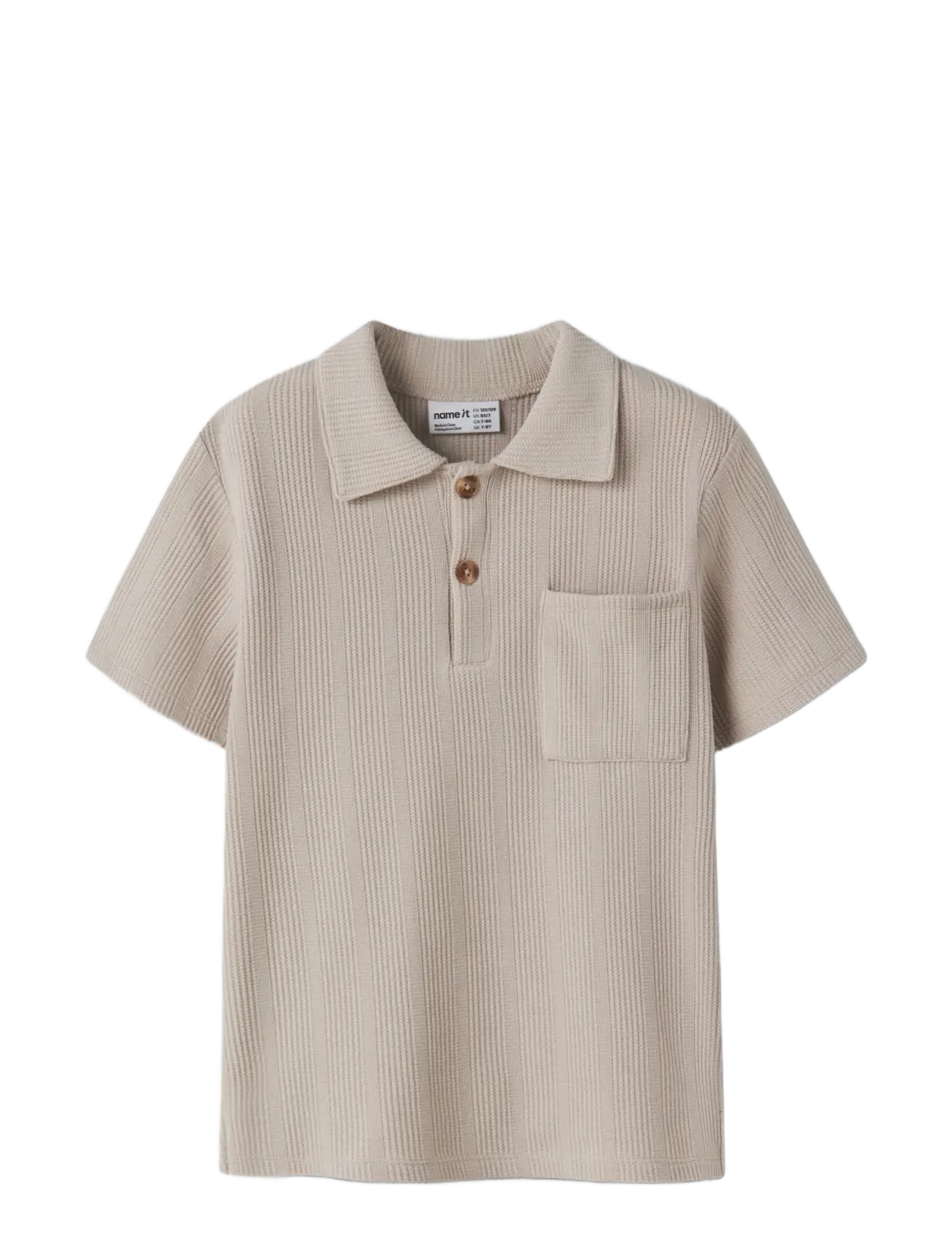 name it - NKMHAKSI SS NREG POLO - kortärmade pikéer - chateau gray - 2