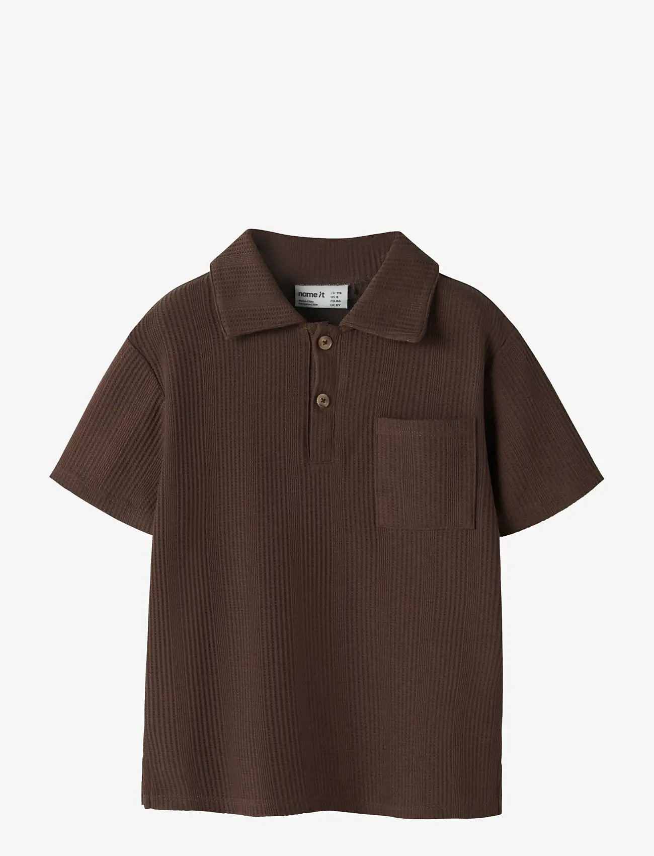 name it - NKMHAKSI SS NREG POLO - lühikeste varrukatega polod - chestnut - 0