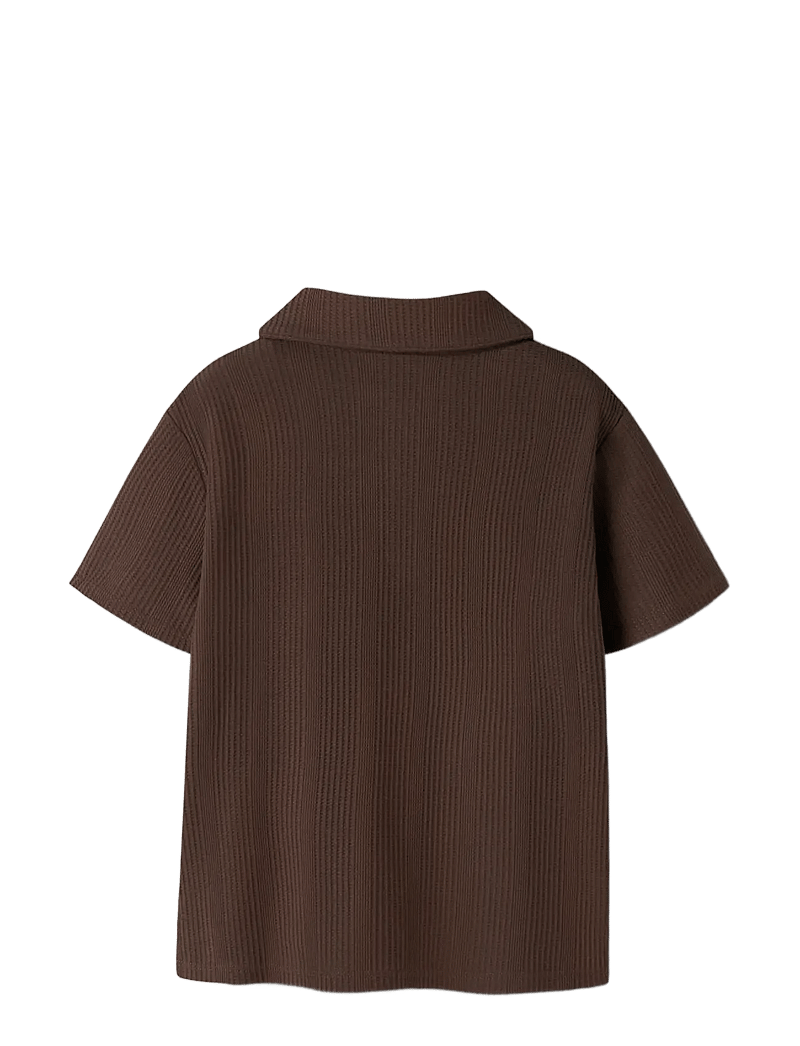 name it - NKMHAKSI SS NREG POLO - lühikeste varrukatega polod - chestnut - 1