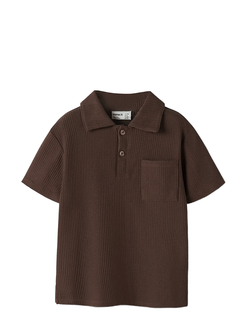 name it - NKMHAKSI SS NREG POLO - lühikeste varrukatega polod - chestnut - 2