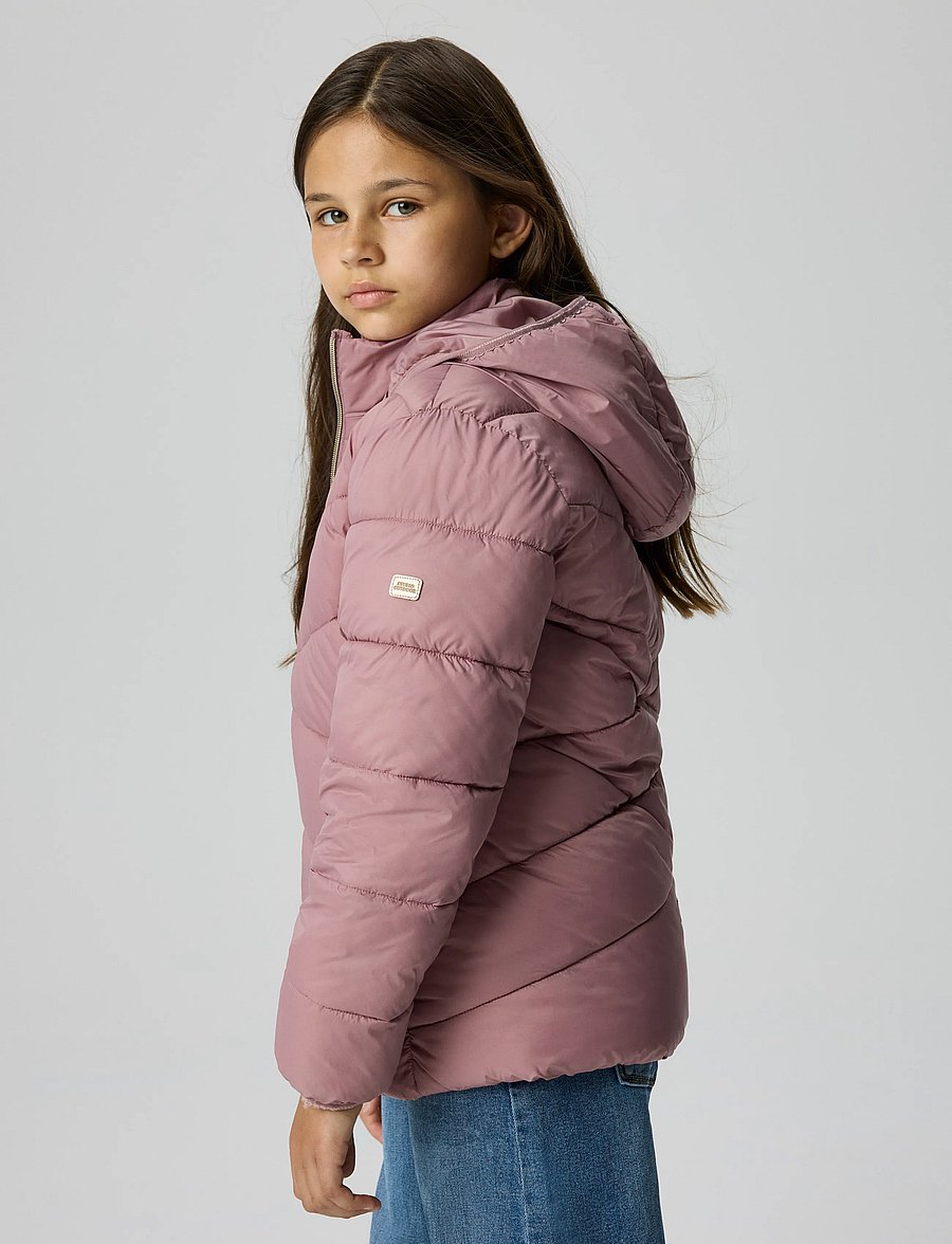 name it - NKFMARBLE JACKET PB1 - termojakker - wistful mauve - 3