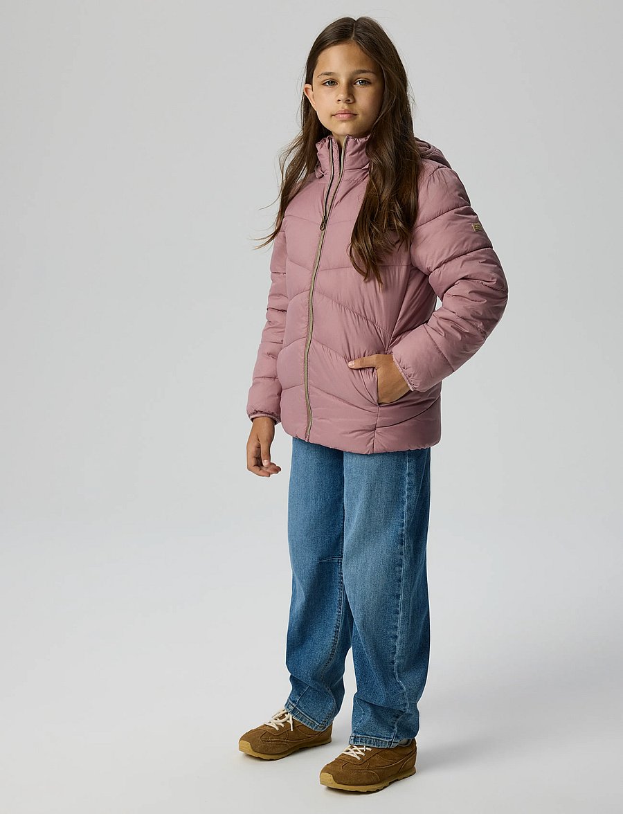 name it - NKFMARBLE JACKET PB1 - termojakker - wistful mauve - 4