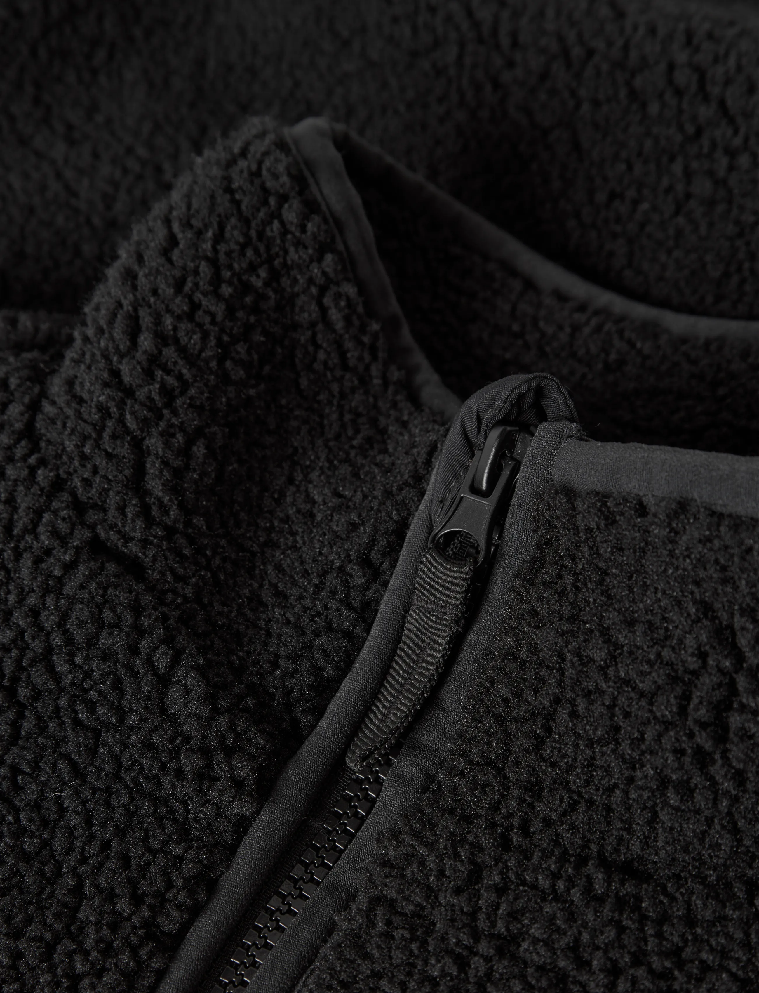 name it - NKNMATTIA SHERPA JACKET PB1 - fleecejacken - black - 5