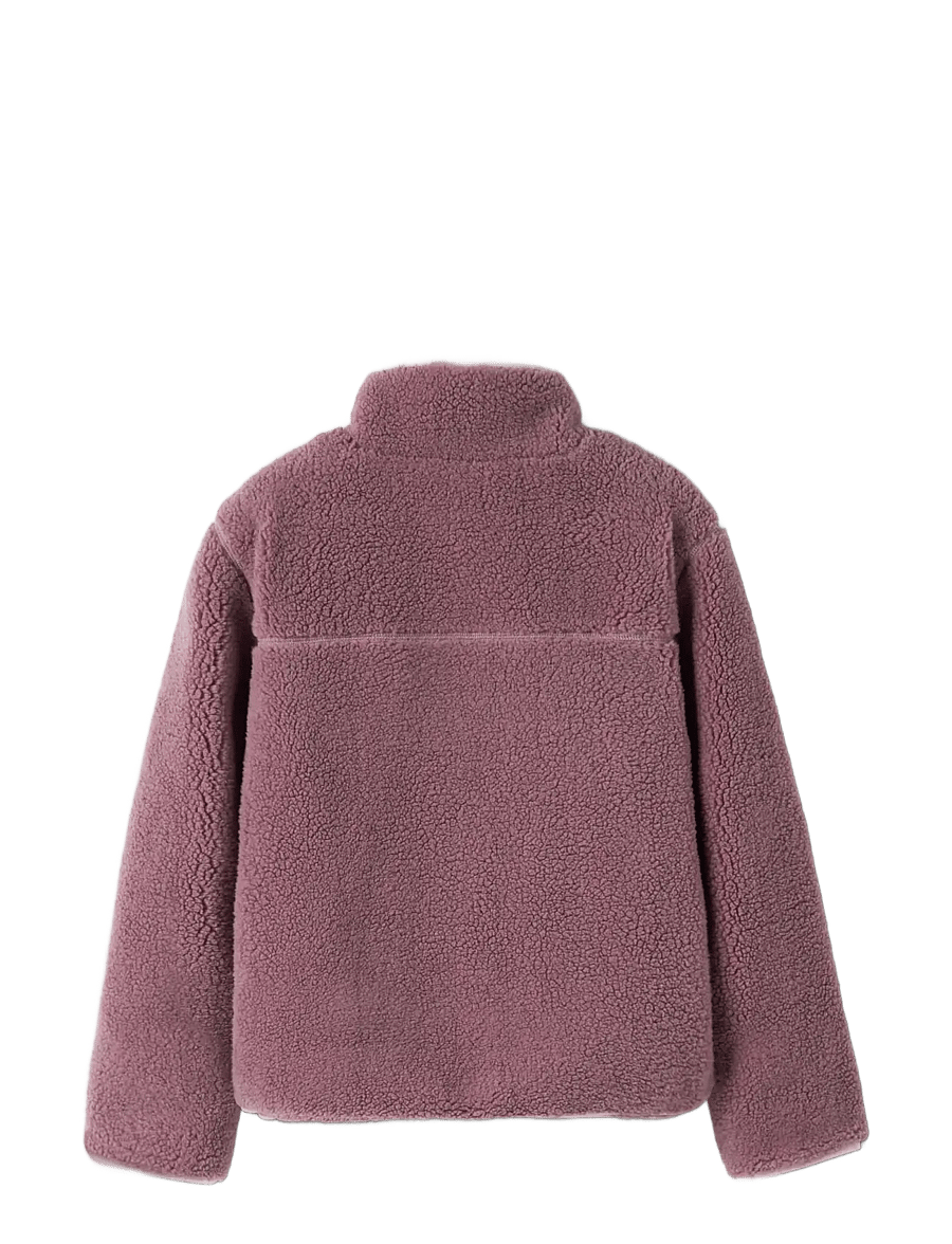 name it - NKNMATTIA SHERPA JACKET PB1 - fleecejacken - wistful mauve - 1