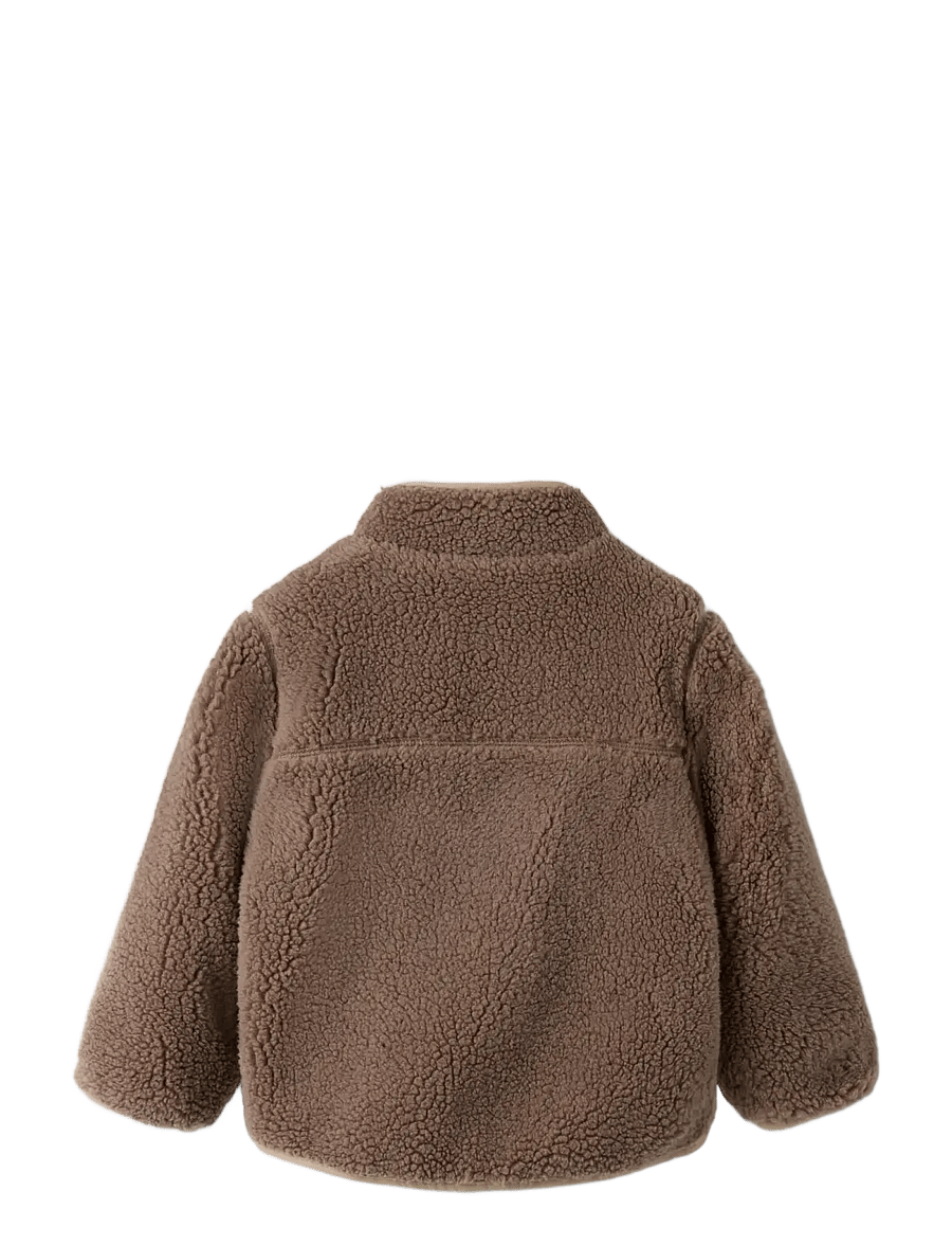 name it - NMNMATTIA SHERPA JACKET PB1 - fleecejakker - mountain trail - 1