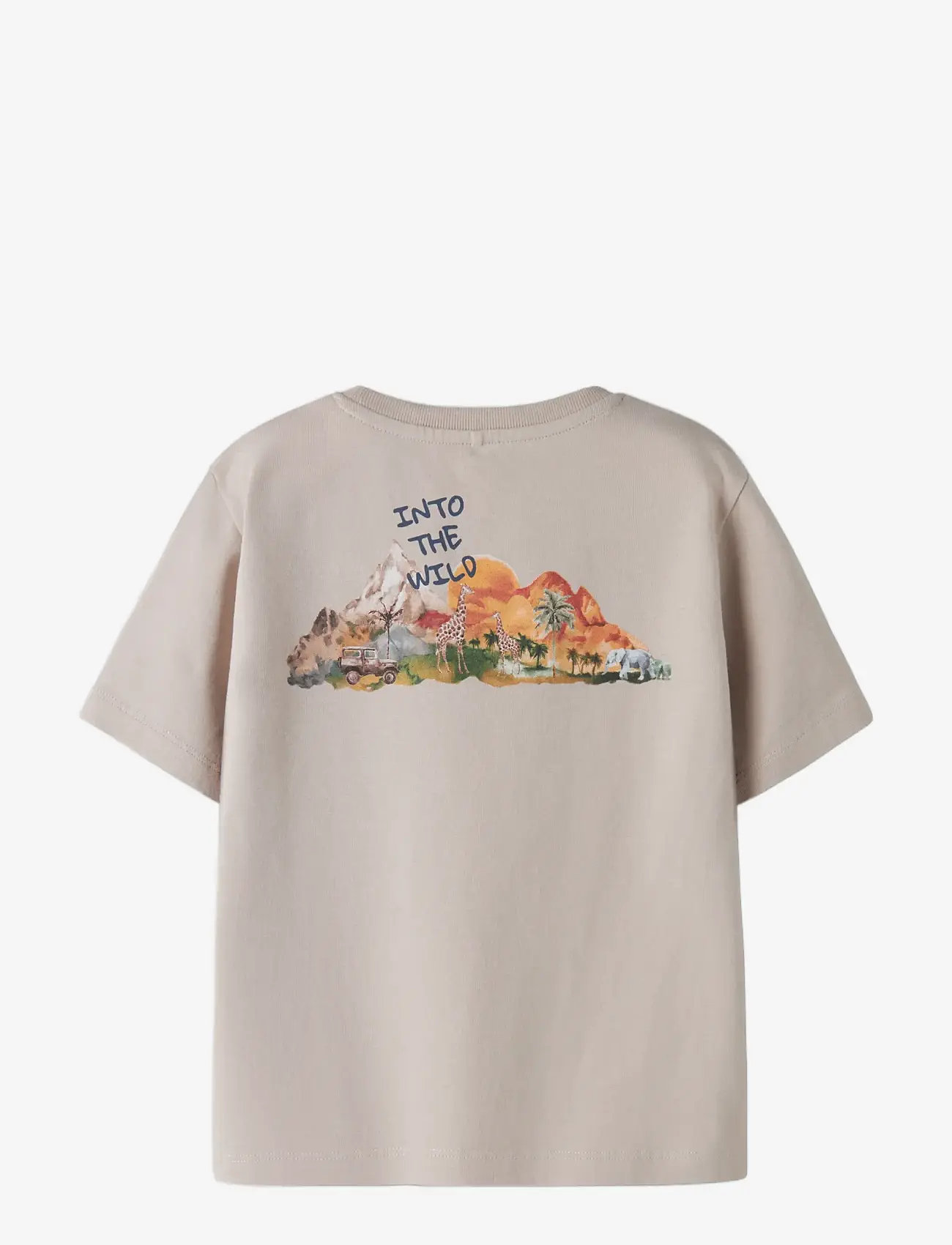 name it - NMMHUGO SS NREG TOP BOX - kortærmede t-shirts - chateau gray - 1