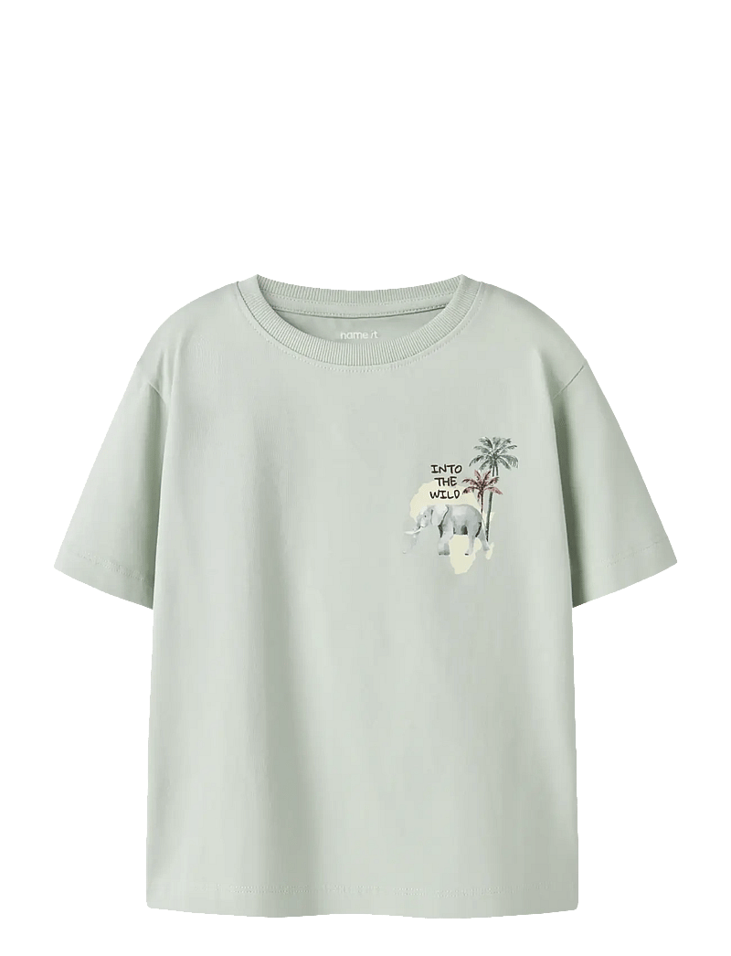 name it - NMMHUGO SS NREG TOP BOX - kortærmede t-shirts - pale aqua - 0