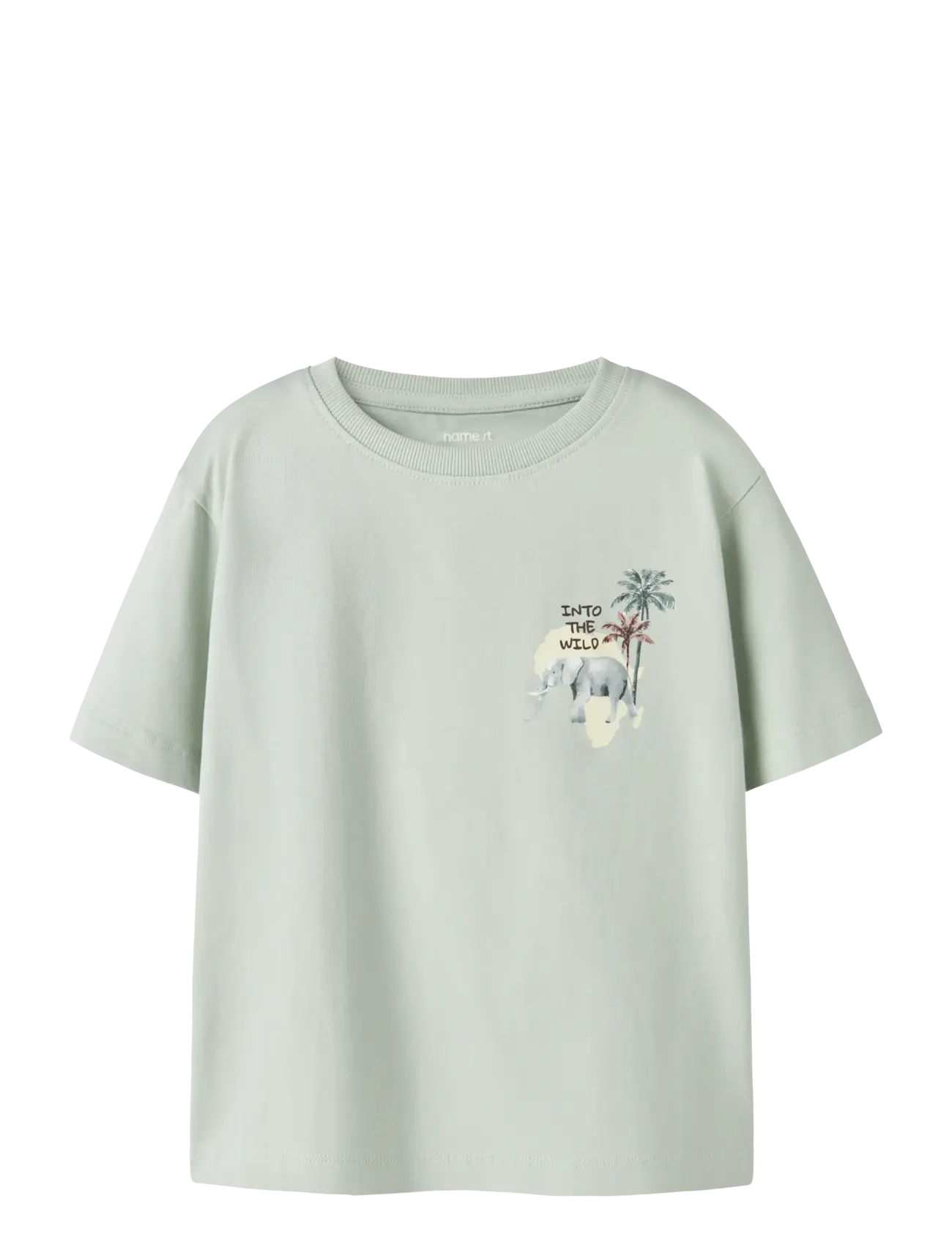 name it NMMHUGO SS NREG TOP BOX - Tøj - PALE AQUA / blue