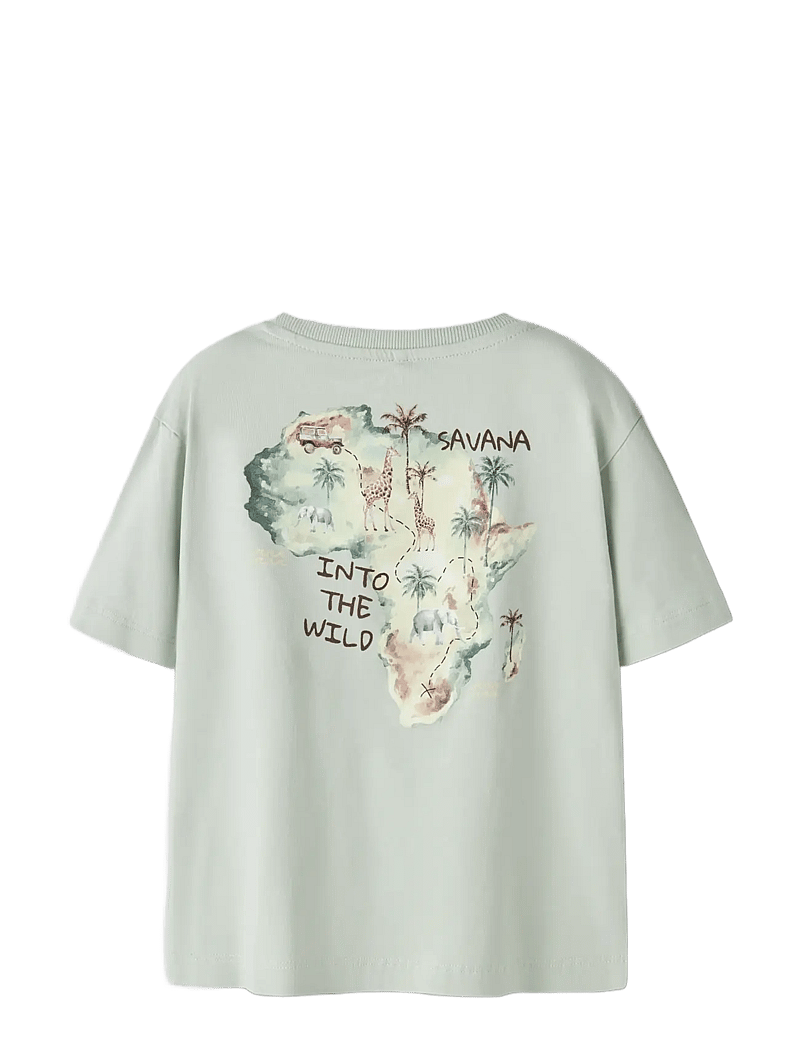 name it - NMMHUGO SS NREG TOP BOX - kortærmede t-shirts - pale aqua - 1