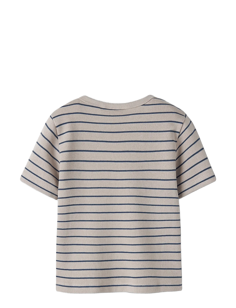 name it - NMMHAKAN SS NREG TOP - kurzärmelige - chateau gray - 1