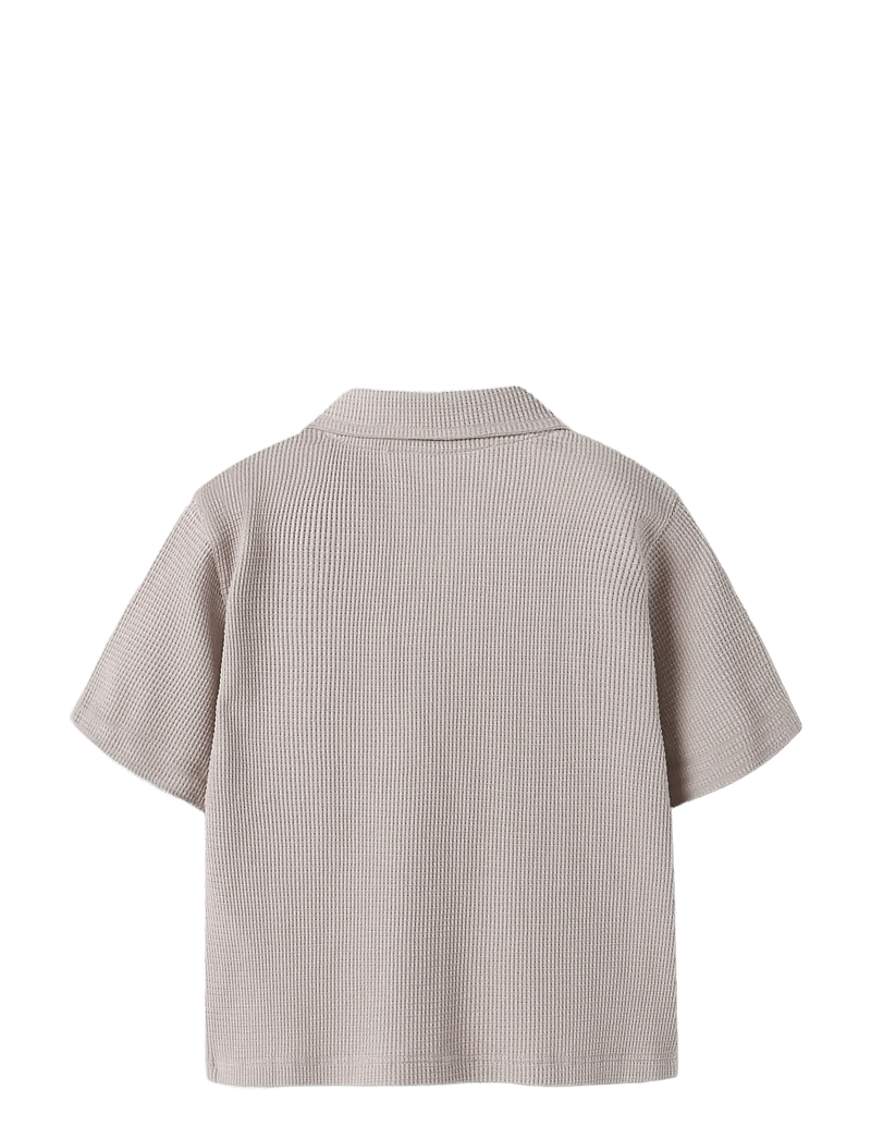 name it - NMMHARVE SS NREG SHIRT - lühikeste varrukatega särgid - chateau gray - 1
