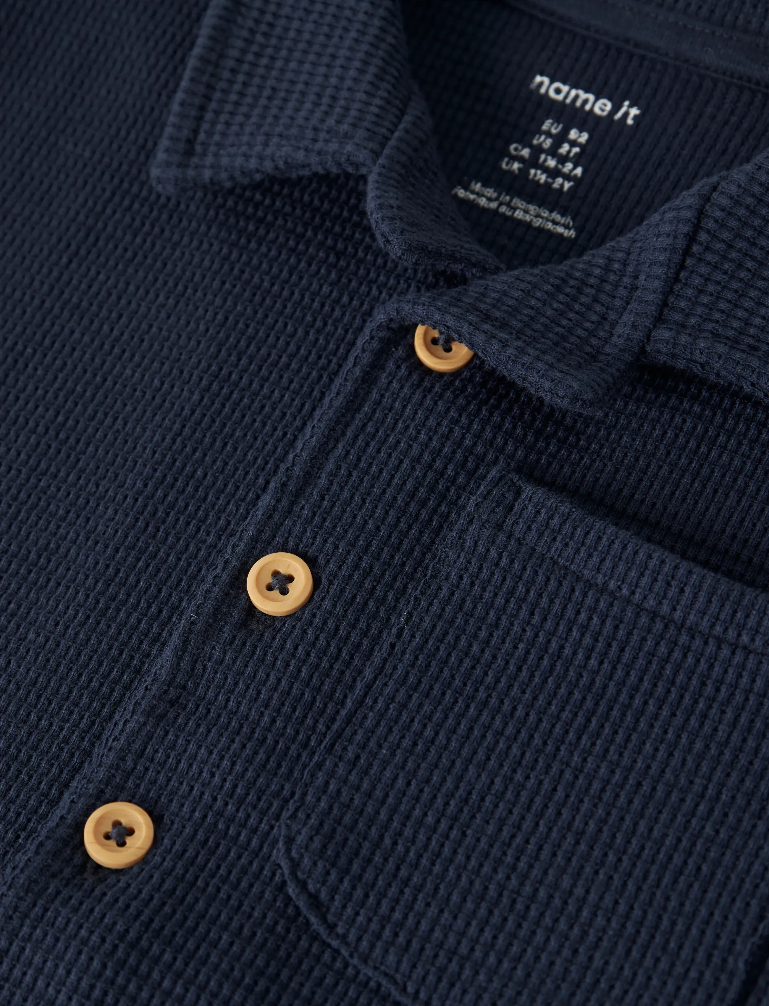 name it - NMMHARVE SS NREG SHIRT - koszule z krótkim rękawem - navy blazer - 2