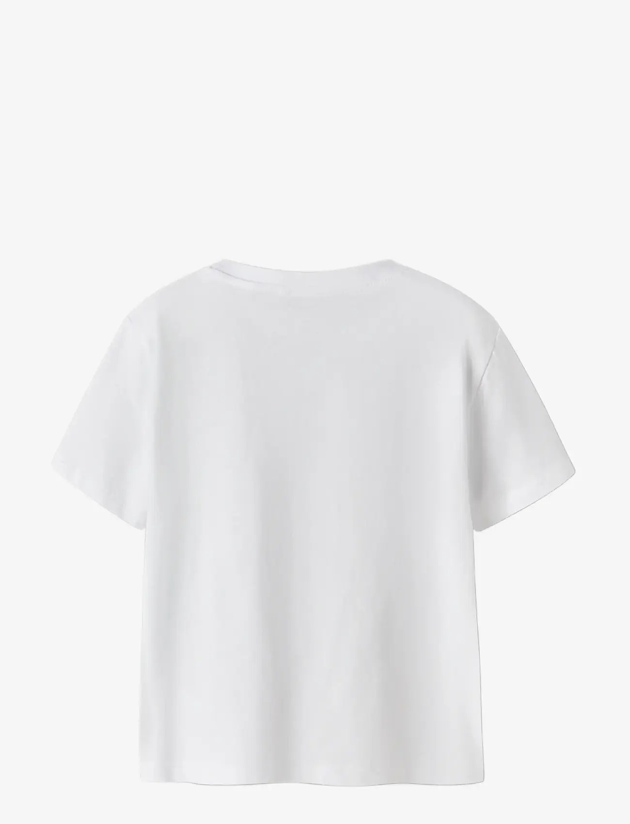 name it - NMMHUBER SS NREG TOP BOX - kortærmede t-shirts - bright white - 1