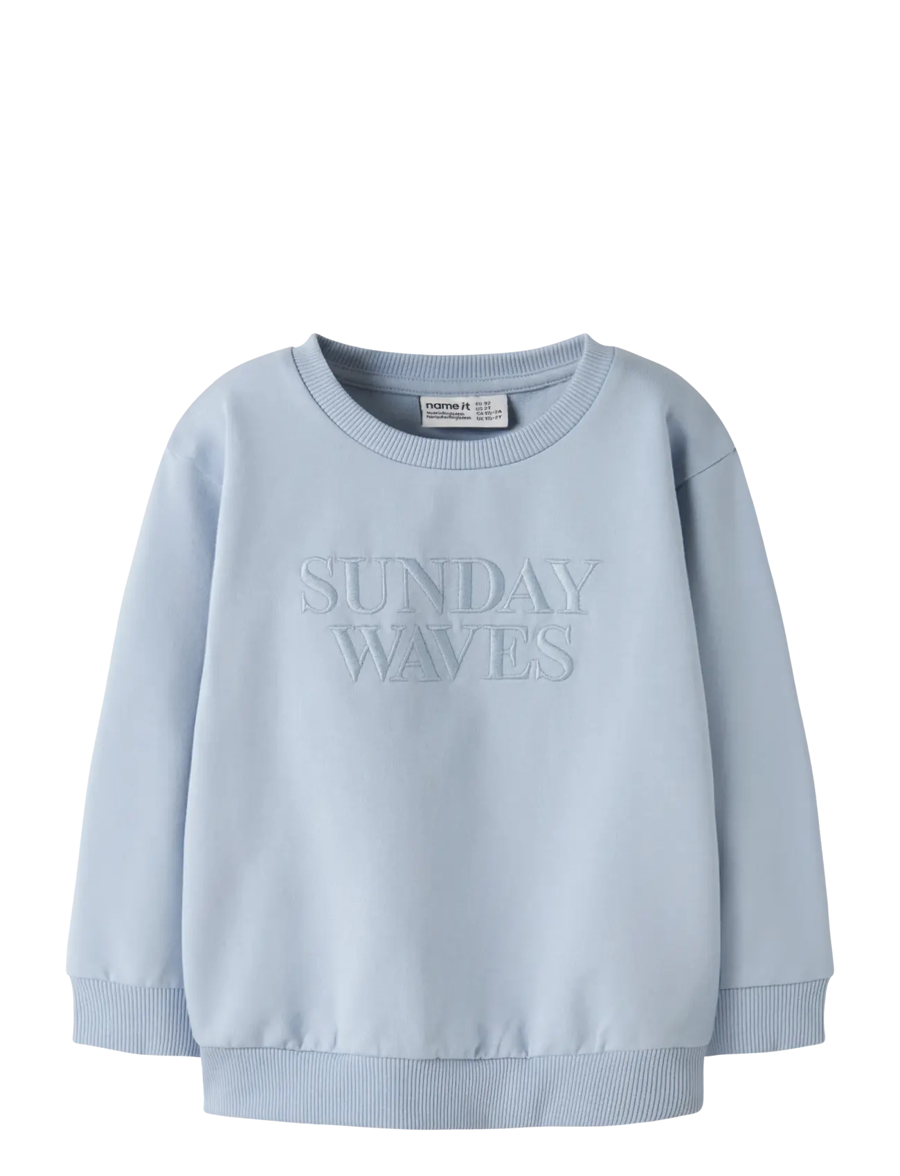 name it NMMHENDRI LS NREG SWEAT UNB - Sweatshirts & Huvtröjor - BLUE FOG / blue