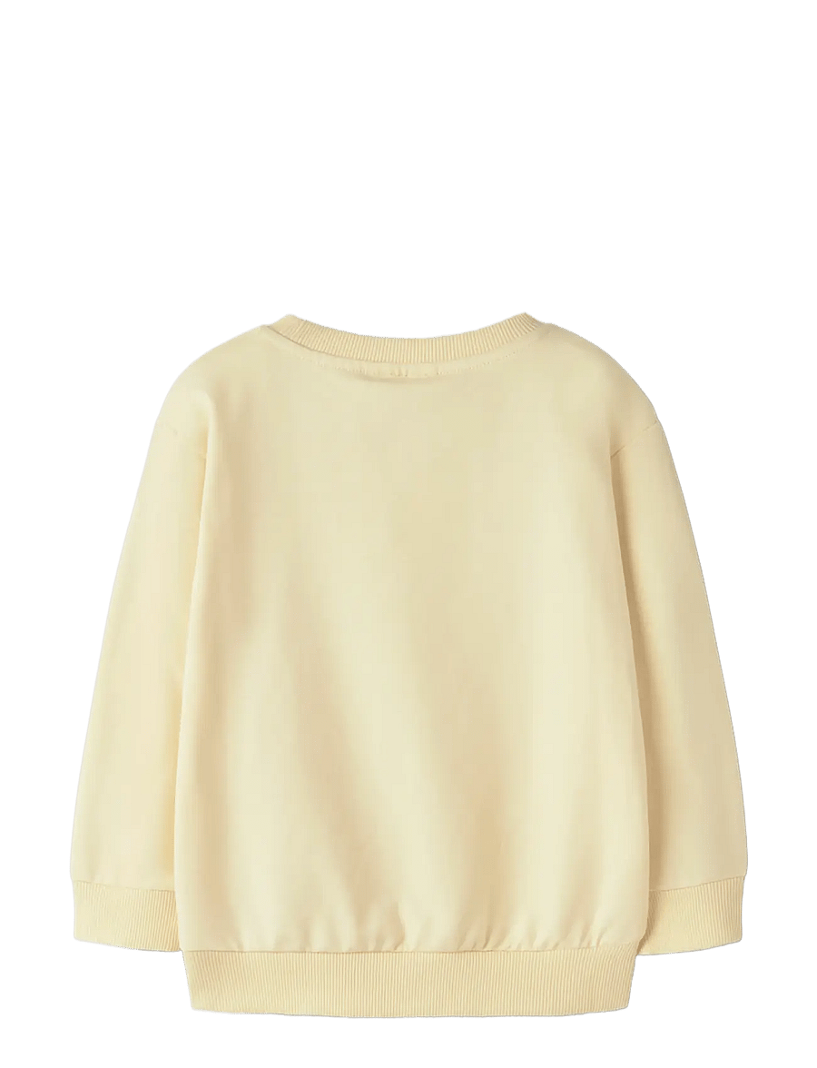 name it - NMMHENDRI LS NREG SWEAT UNB - sweatshirts - double cream - 1