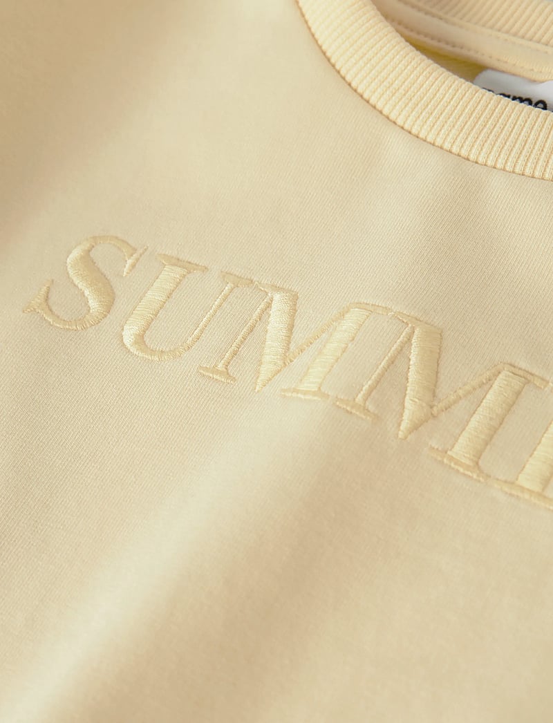 name it - NMMHENDRI LS NREG SWEAT UNB - sweatshirts - double cream - 4