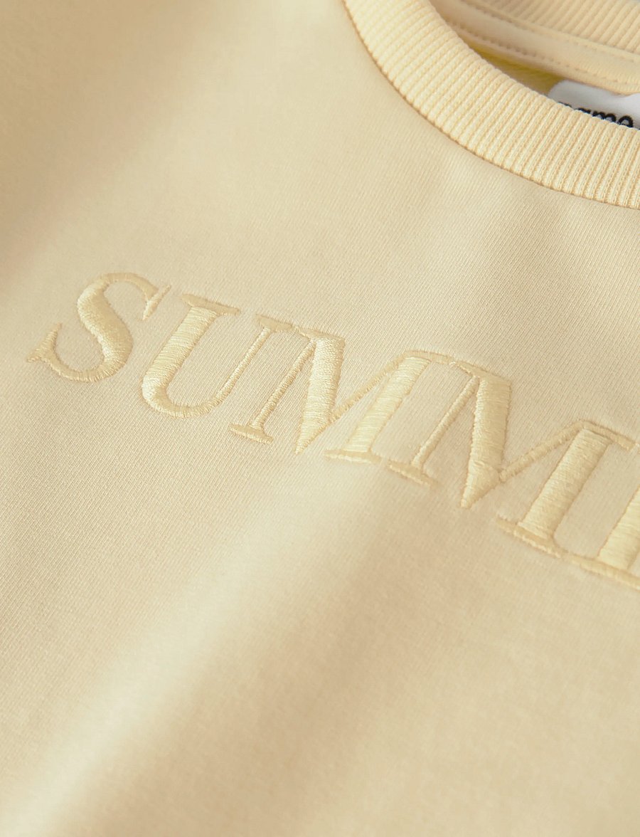 name it - NMMHENDRI LS NREG SWEAT UNB - sweatshirts - double cream - 4