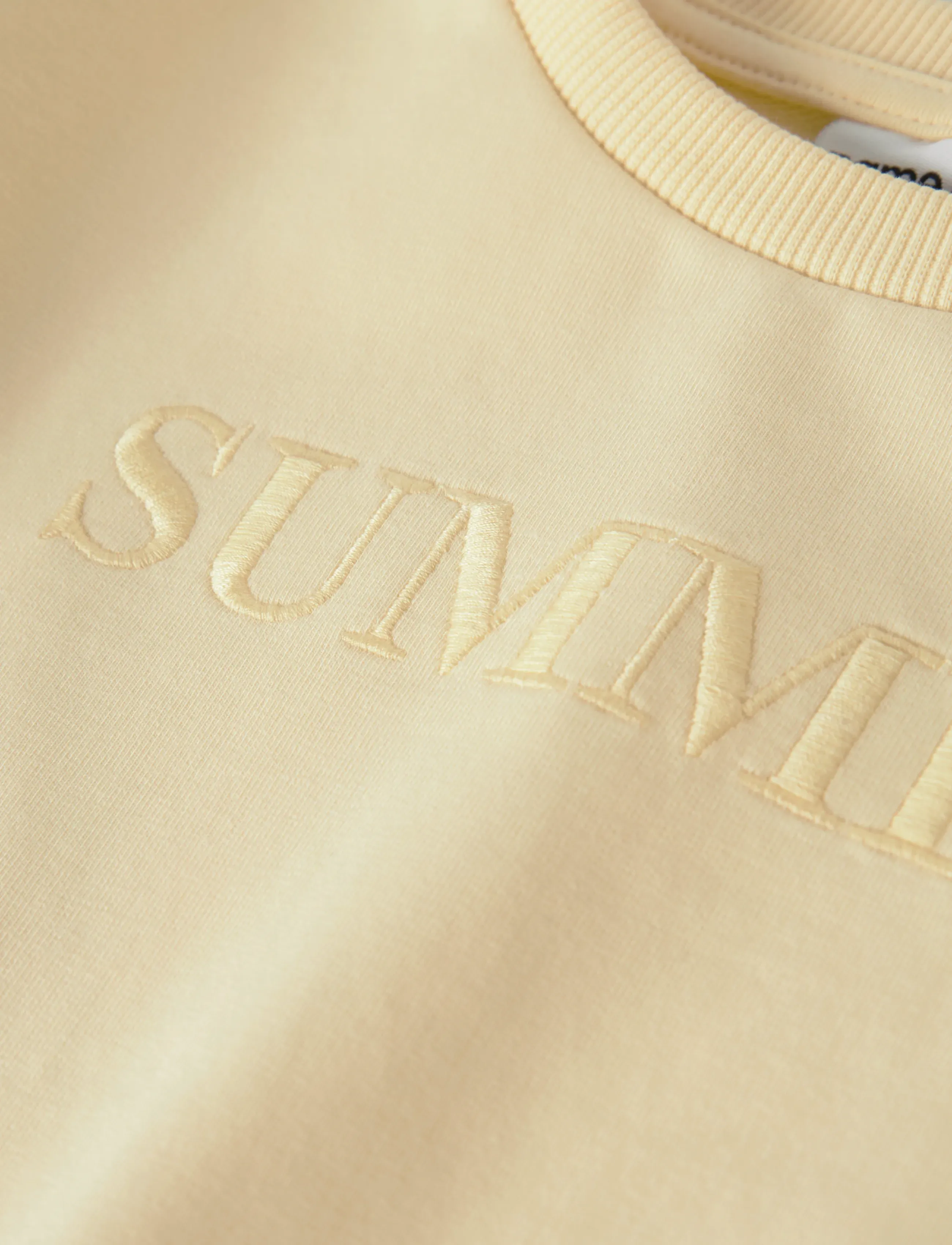 name it - NMMHENDRI LS NREG SWEAT UNB - sügisesed riided - double cream - 4