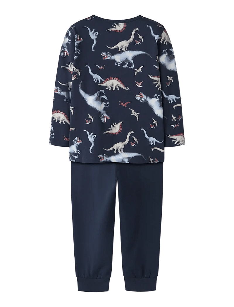 name it - NMMNIGHTSET NAVY DINO NOOS - pyjama-sets - navy blazer - 2