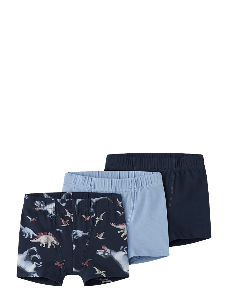 name it - NMMTIGHTS 3P NAVY DINO NOOS - underbukser - navy blazer - 1