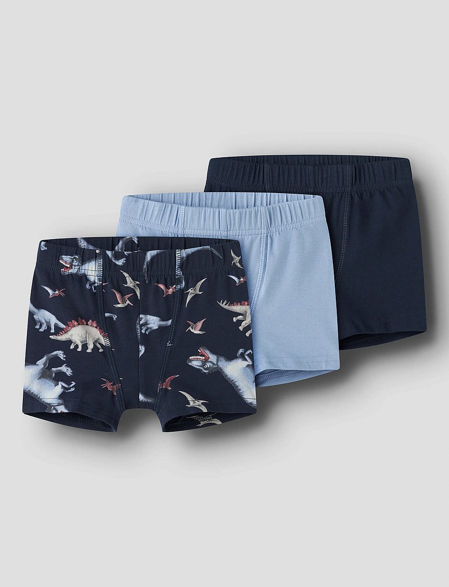 name it - NMMTIGHTS 3P NAVY DINO NOOS - apatinės kelnaitės - navy blazer - 0