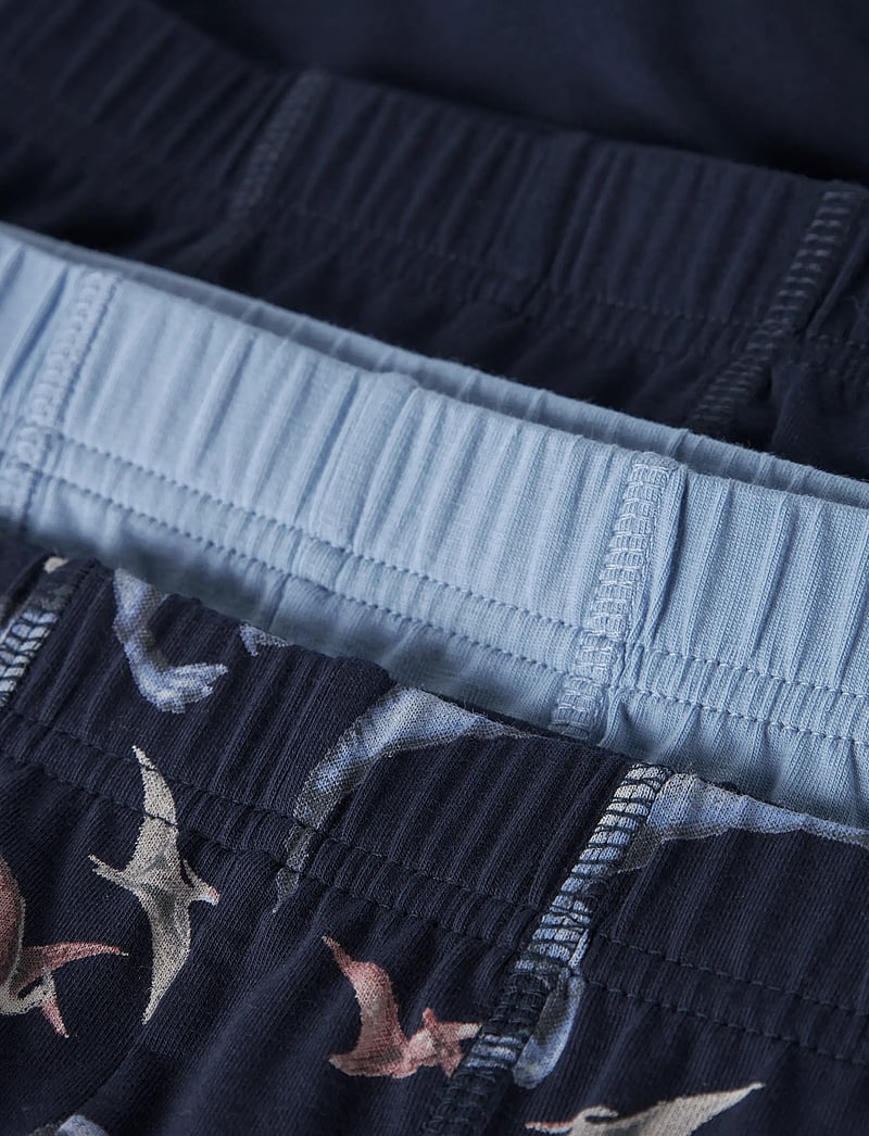 name it - NMMTIGHTS 3P NAVY DINO NOOS - underbukser - navy blazer - 4