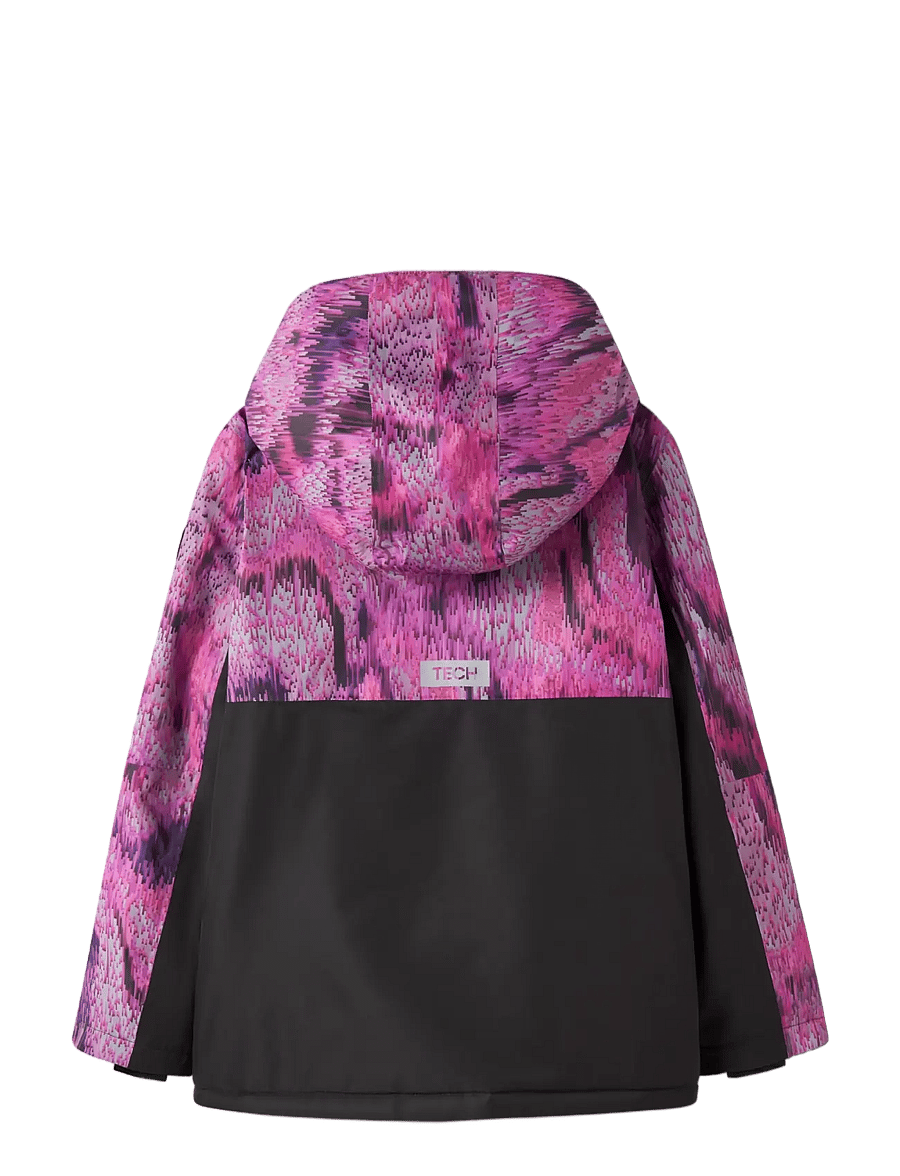 name it - NKNSLOPE10 SKI JACKET BLOCK AOP FO - skijacken - amaranth purple - 1