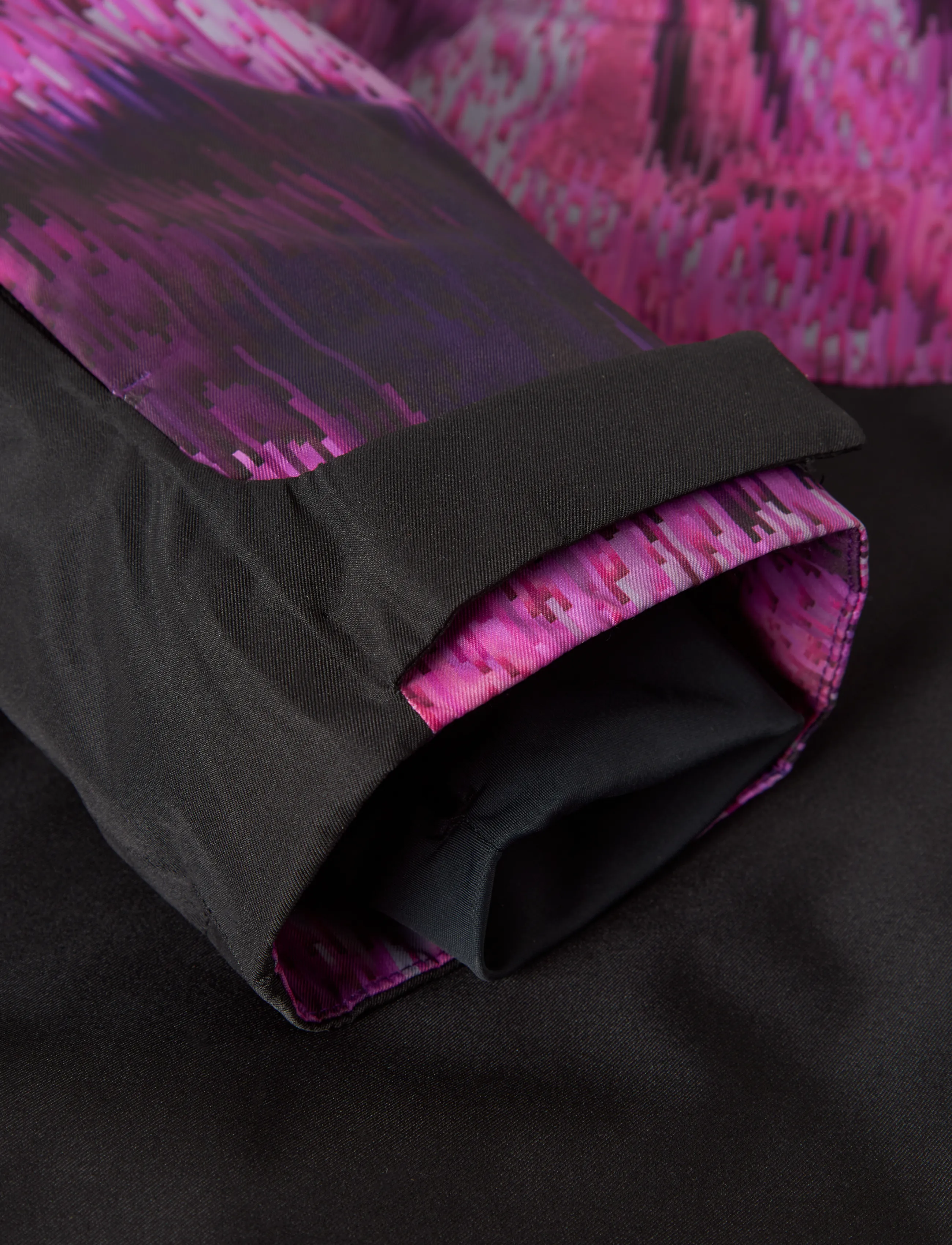 name it - NKNSLOPE10 SKI JACKET BLOCK AOP FO - skijacken - amaranth purple - 2