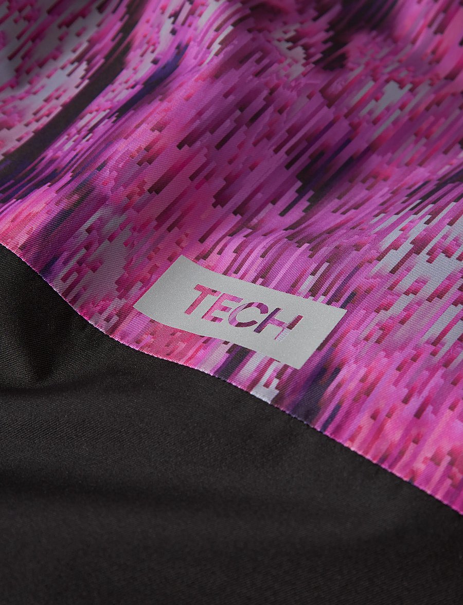 name it - NKNSLOPE10 SKI JACKET BLOCK AOP FO - skijacken - amaranth purple - 4