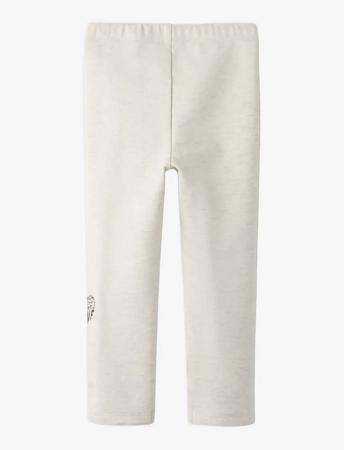 name it - NMFNIKOLINAS SWE LEGGING BRU LNOOS - leggings - peyote melange - 1