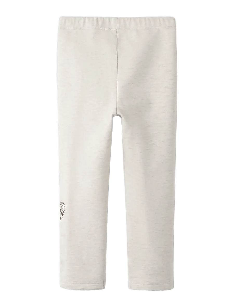 name it - NMFNIKOLINAS SWE LEGGING BRU LNOOS - leggings - peyote melange - 1