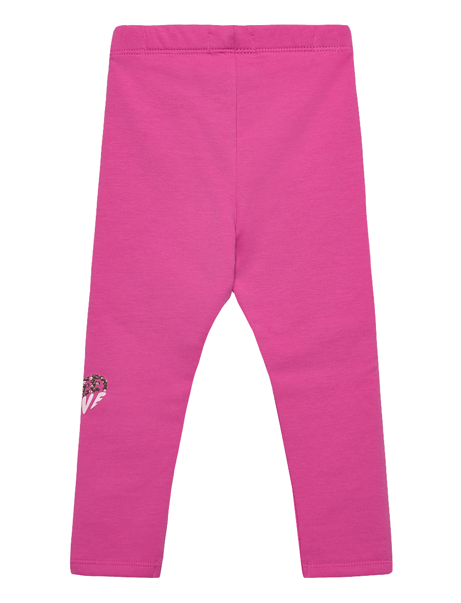 name it - NMFNIKOLINAS SWE LEGGING BRU LNOOS - leggings - strawberry moon - 1