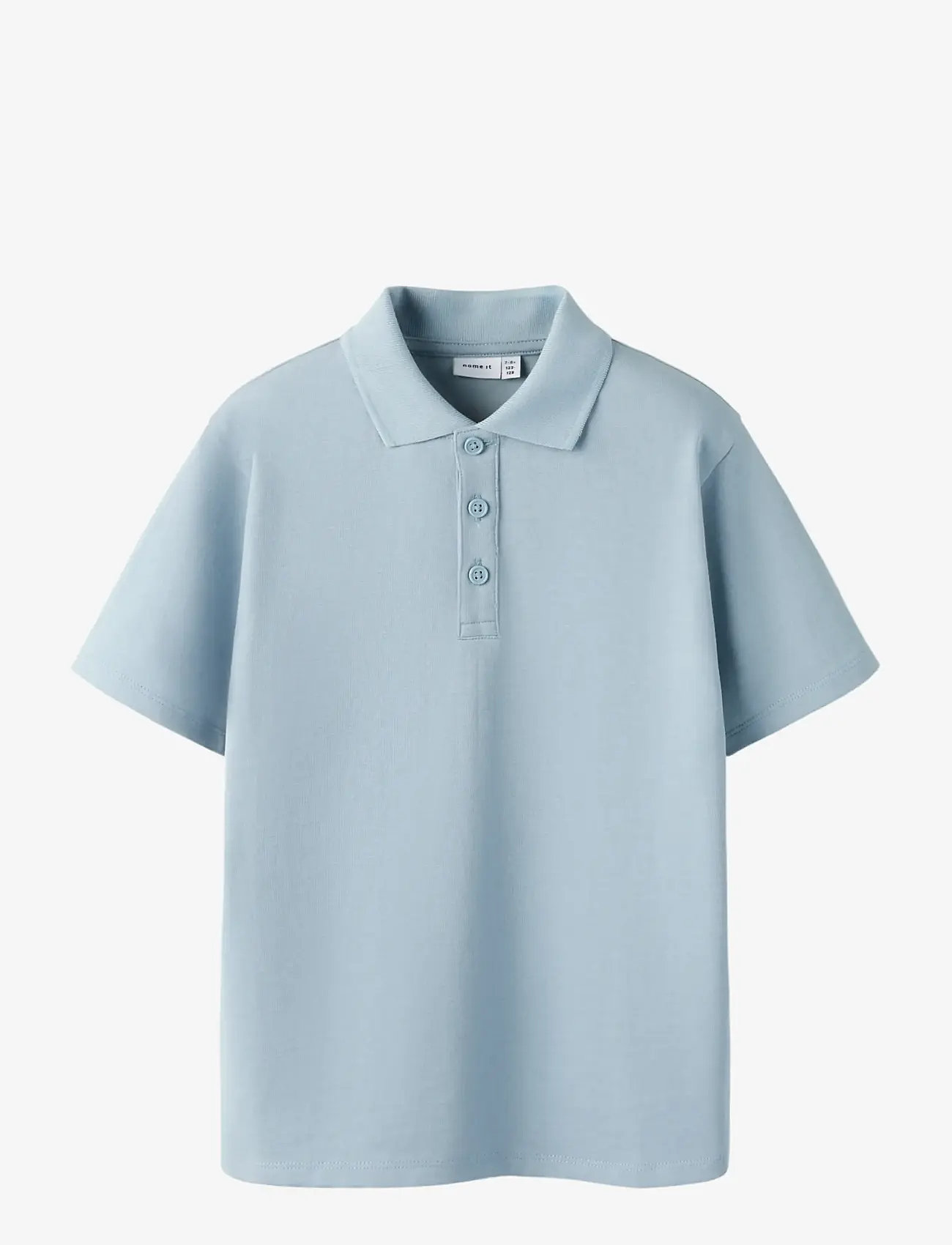 name it - NKMKALLY SS NREG POLO NOOS - kortærmede poloer - blue fog - 1