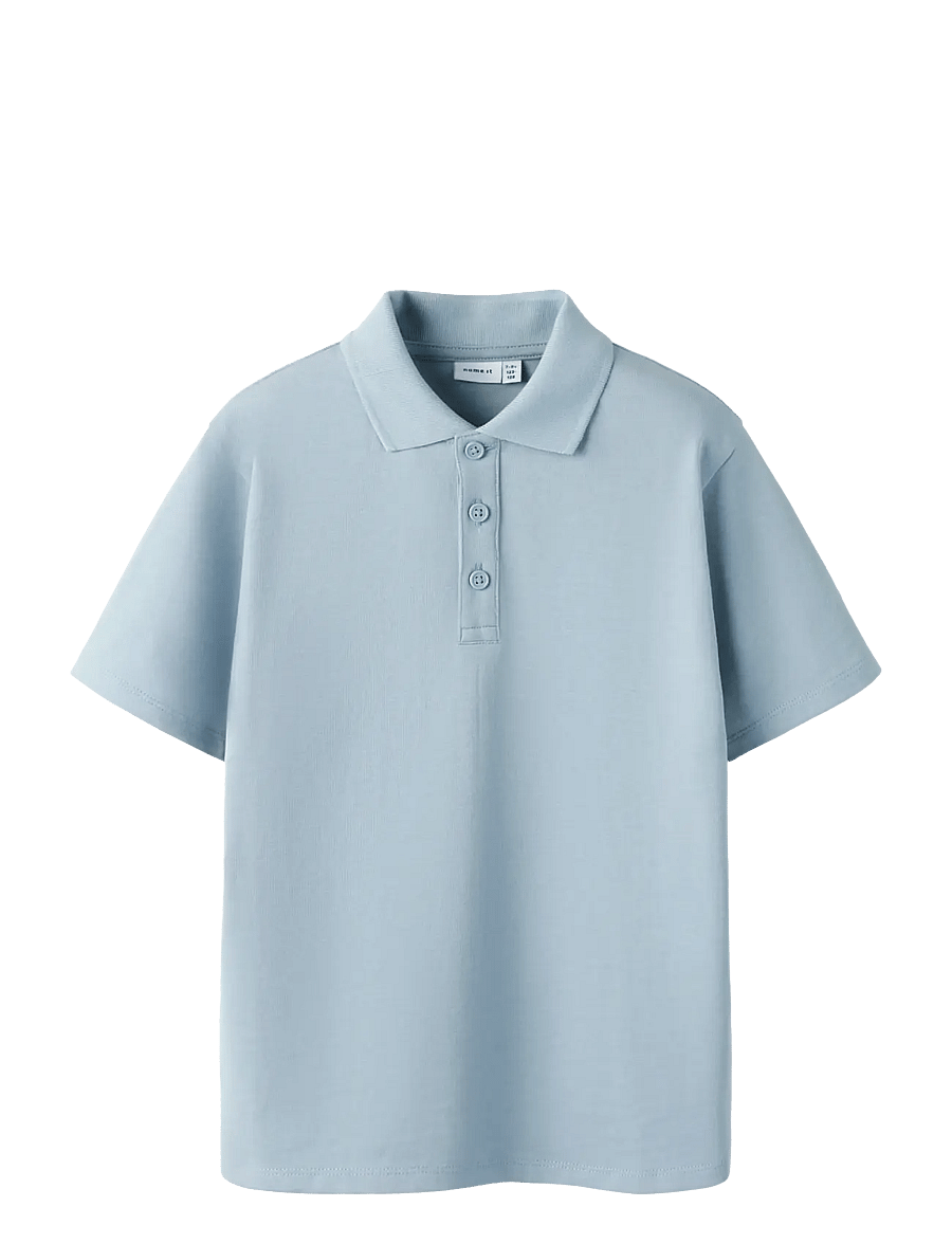 name it - NKMKALLY SS NREG POLO NOOS - kurzärmelig - blue fog - 1