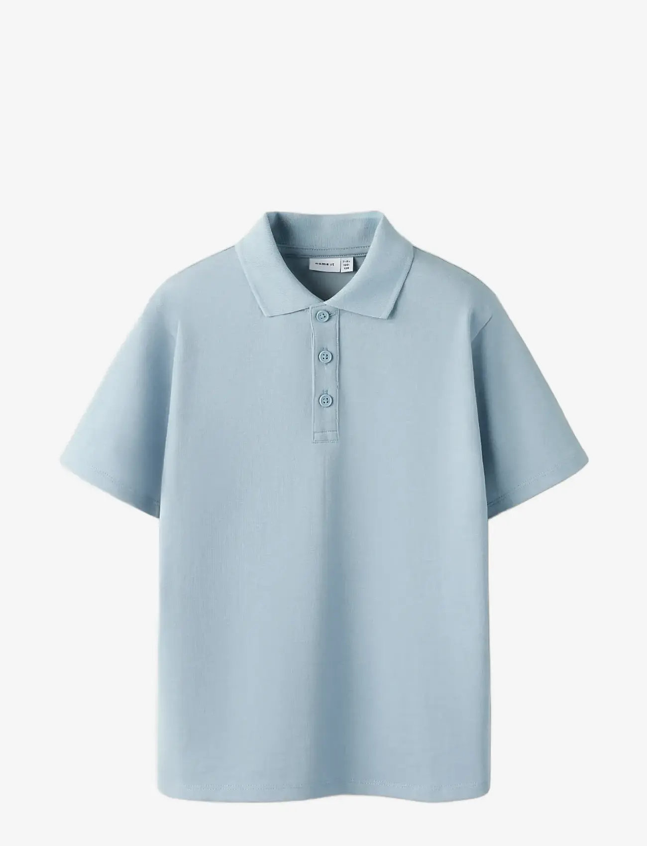 name it - NKMKALLY SS NREG POLO NOOS - kortærmede poloer - blue fog - 3
