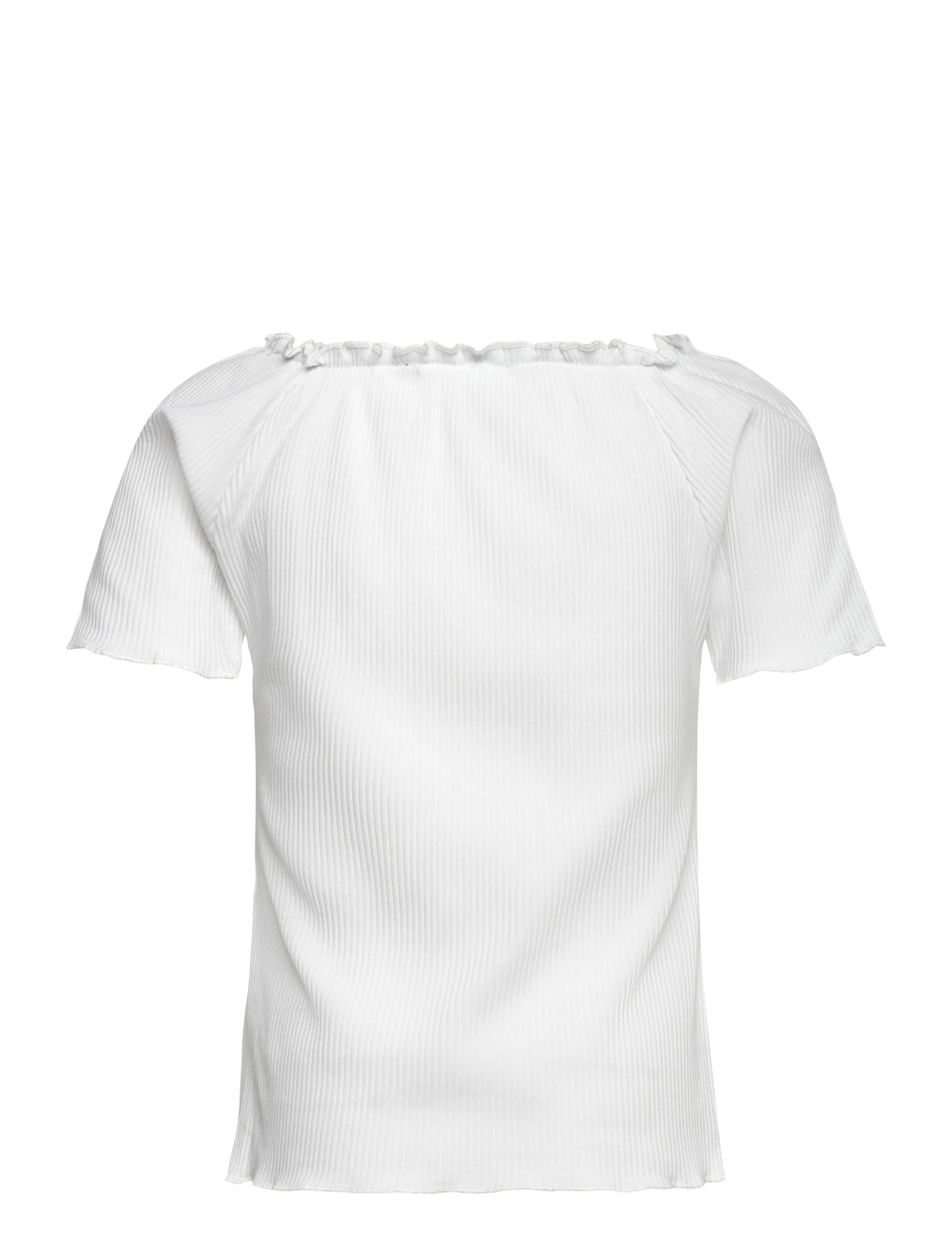 name it - NKFHORTO SS SLIM TOP - kurzärmelige - bright white - 1