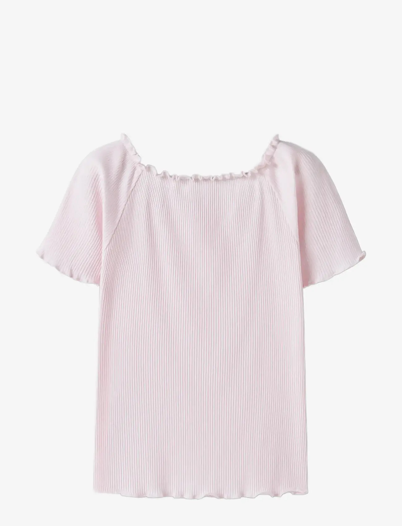name it - NKFHORTO SS SLIM TOP - lühikeste varrukatega t-särgid - cradle pink - 1