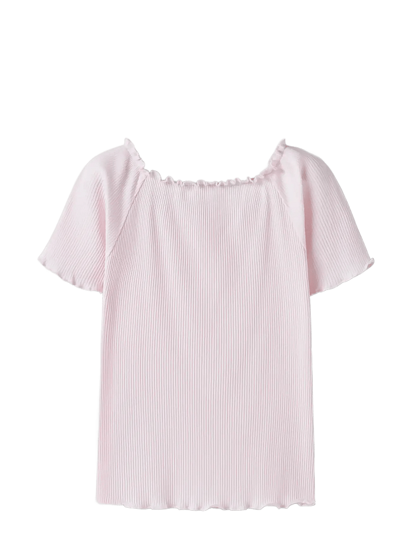 name it - NKFHORTO SS SLIM TOP - lühikeste varrukatega t-särgid - cradle pink - 1