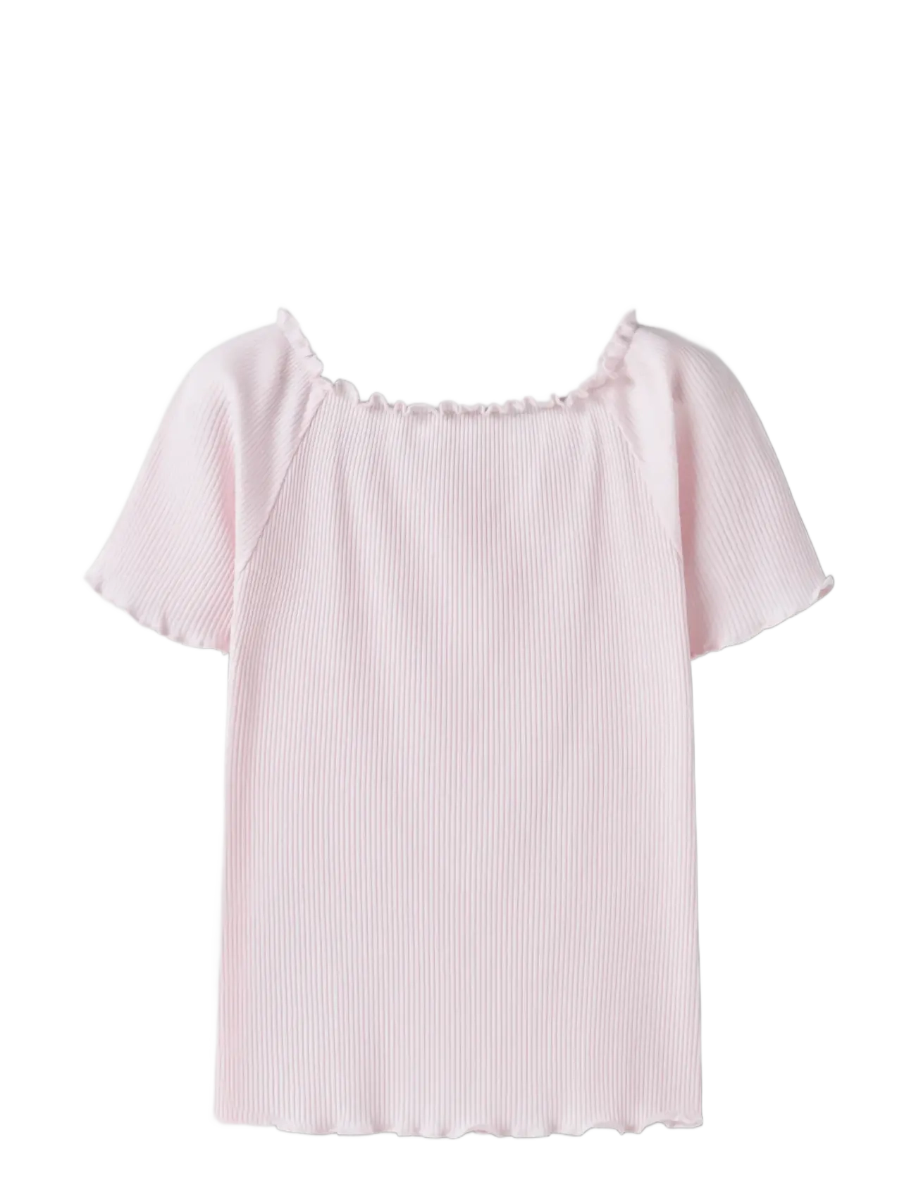 name it - NKFHORTO SS SLIM TOP - lühikeste varrukatega t-särgid - cradle pink - 1