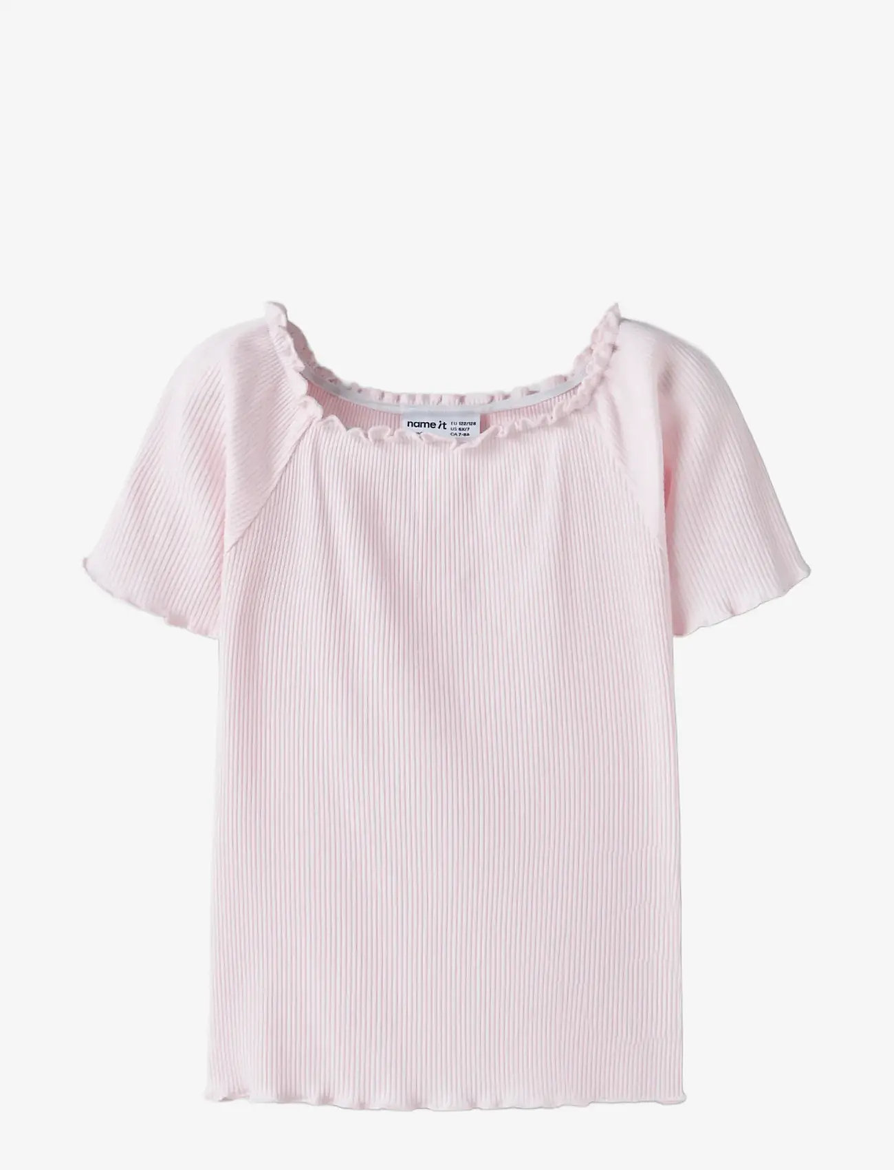 name it - NKFHORTO SS SLIM TOP - lühikeste varrukatega t-särgid - cradle pink - 2
