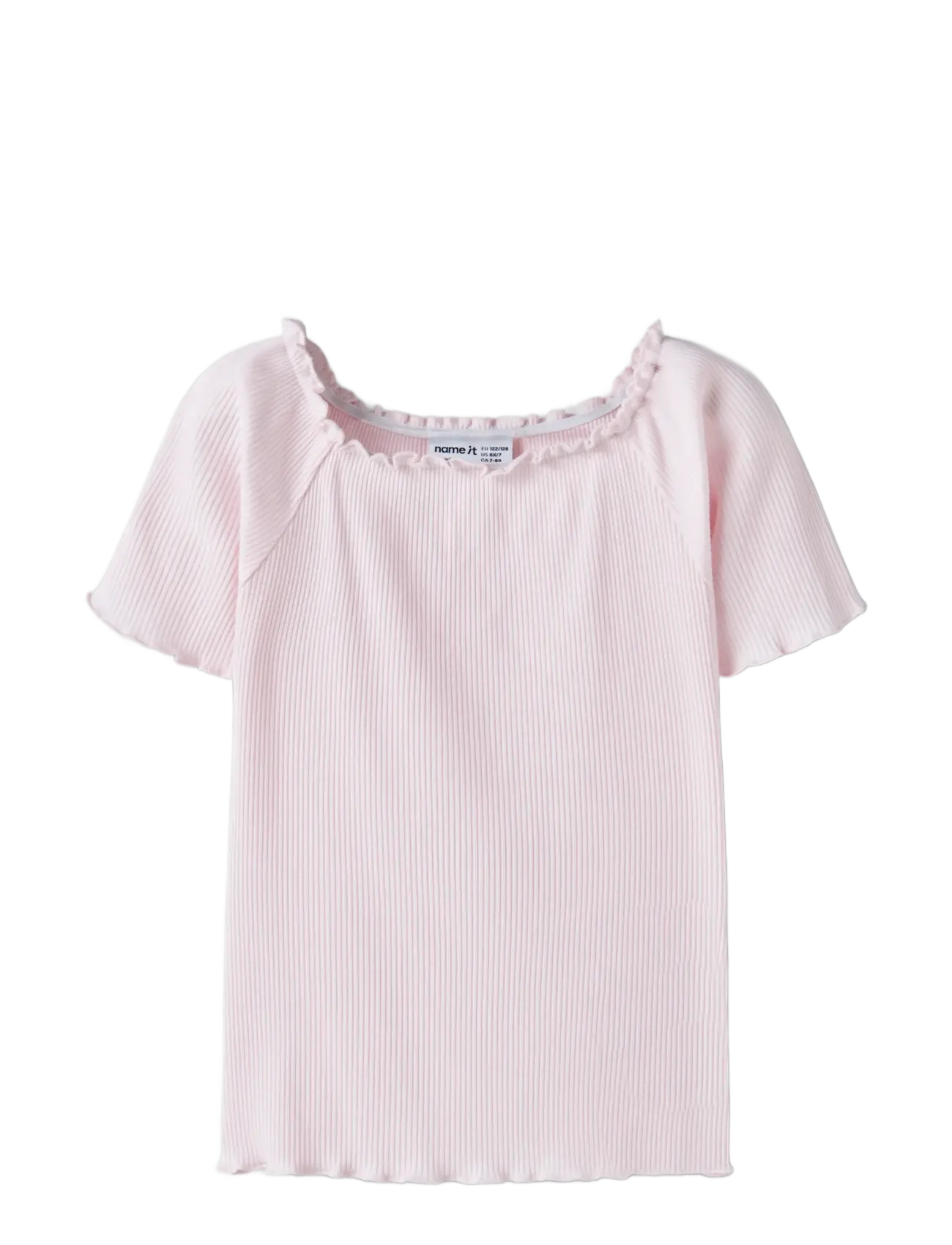 name it - NKFHORTO SS SLIM TOP - lühikeste varrukatega t-särgid - cradle pink - 2