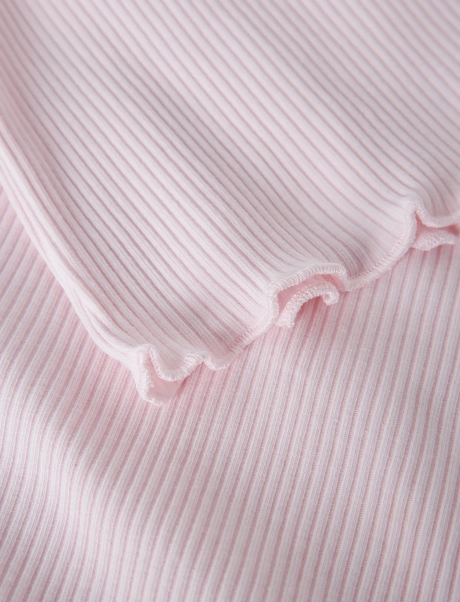 name it - NKFHORTO SS SLIM TOP - kurzärmelige - cradle pink - 3