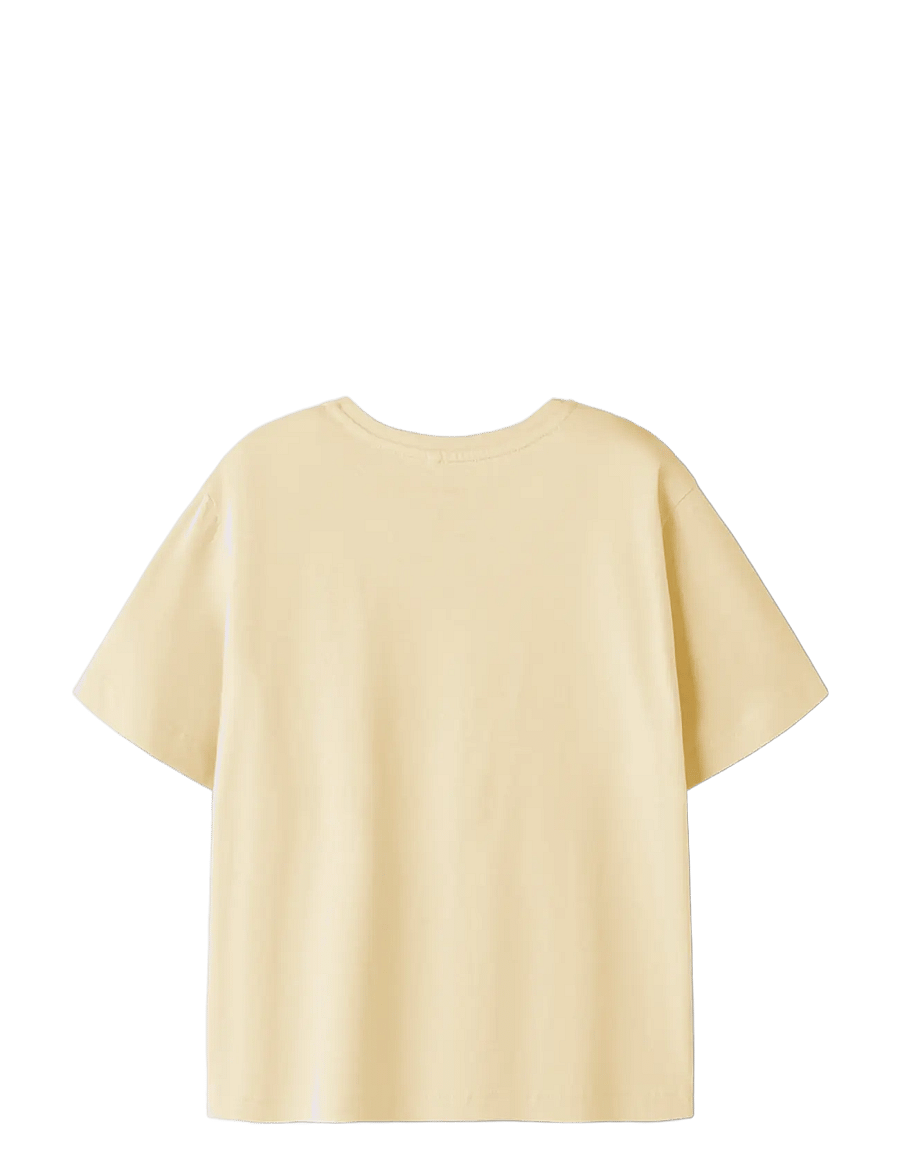 name it - NKFHALLIE SS NREG TOP BOX - kortærmede t-shirts - double cream - 1