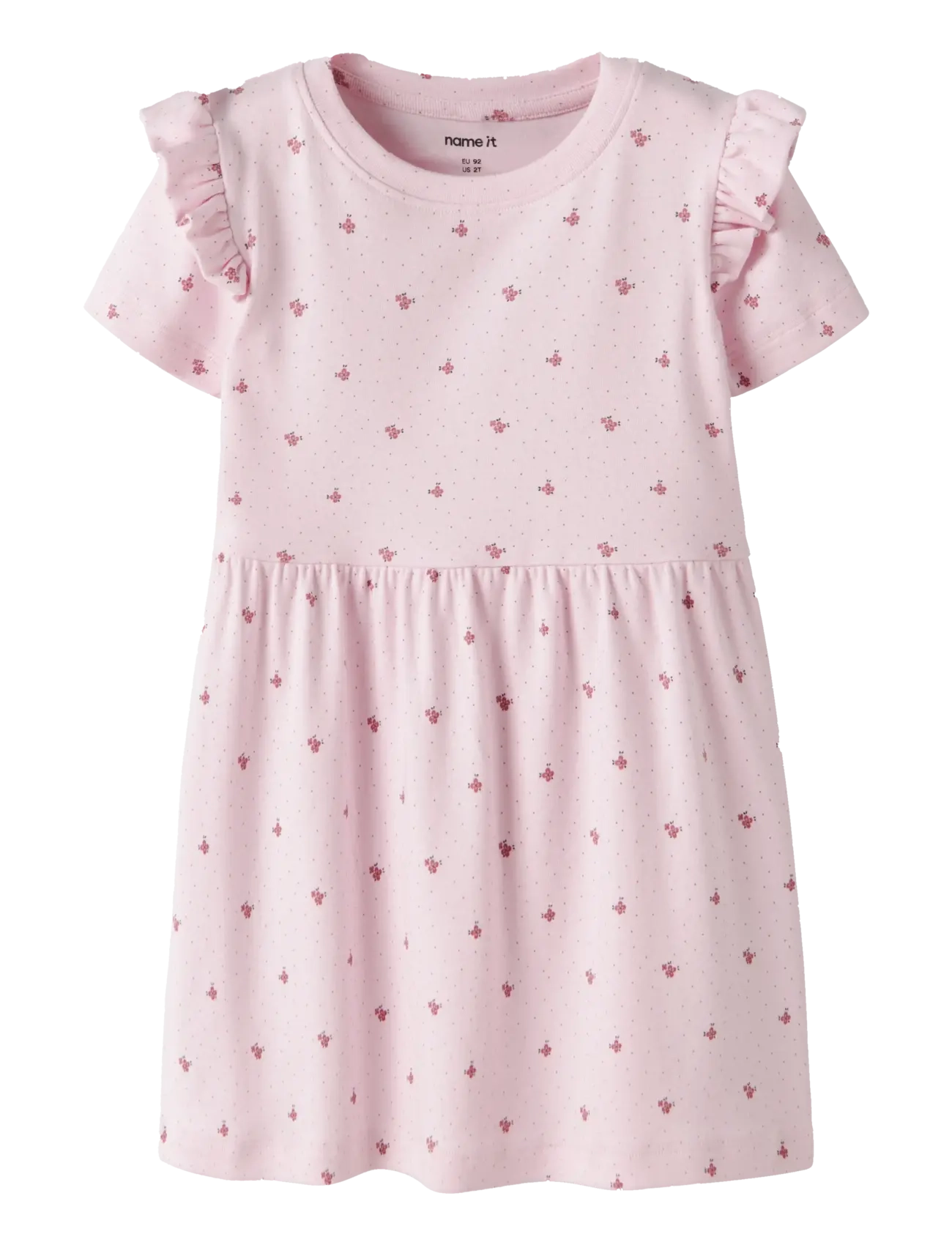 name it NMFHANNIS CAP SL DRESS - 4 for 3 - CRADLE PINK / pink/rose