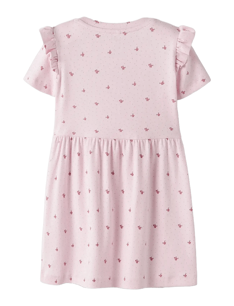 name it - NMFHANNIS CAP SL DRESS - lühikeste varrukatega beebi kleidid - cradle pink - 1