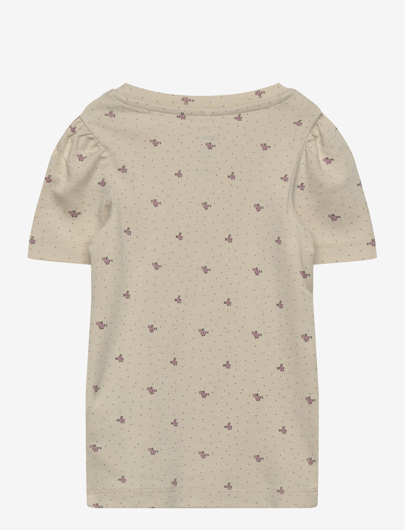 name it - NMFHANNIS SS XSL TOP - kortärmade t-shirts - almond milk - 1