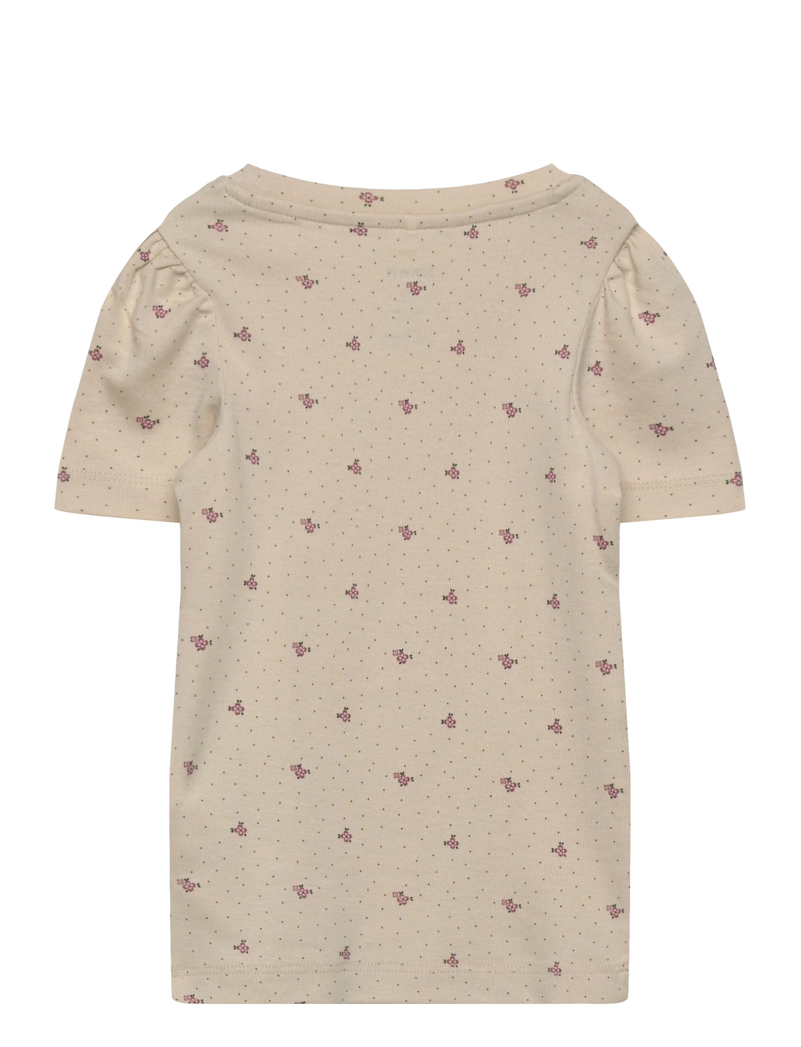 name it - NMFHANNIS SS XSL TOP - kurzärmelige - almond milk - 1