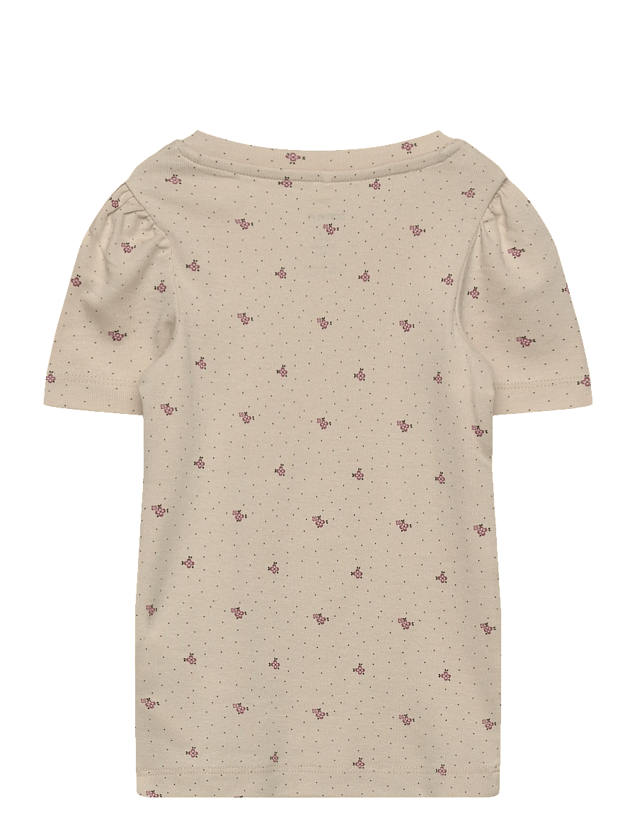 name it - NMFHANNIS SS XSL TOP - kurzärmelige - almond milk - 1