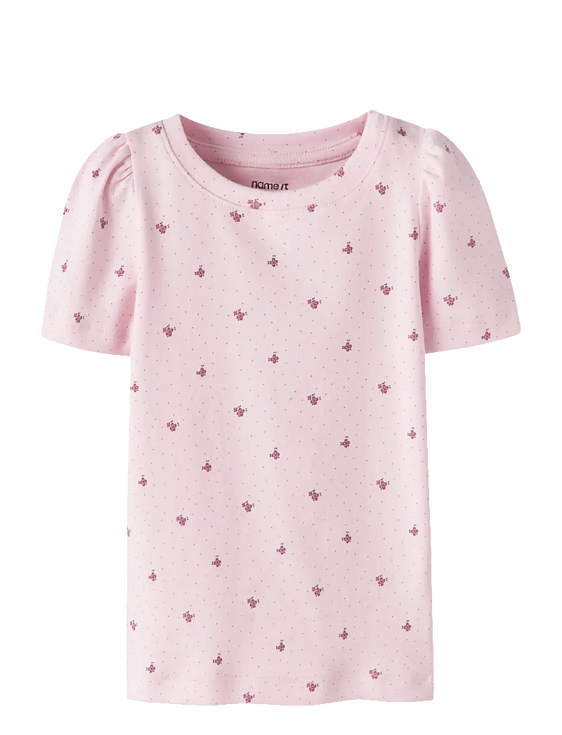 name it - NMFHANNIS SS XSL TOP - kortærmede t-shirts - cradle pink - 0